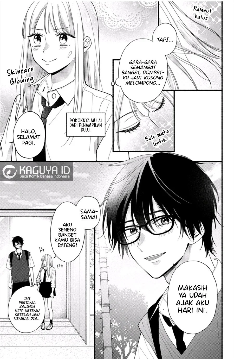 Class no Inkya ni Kareshi no Sainou ga Arisugiru Chapter 6.1 - halaman 15