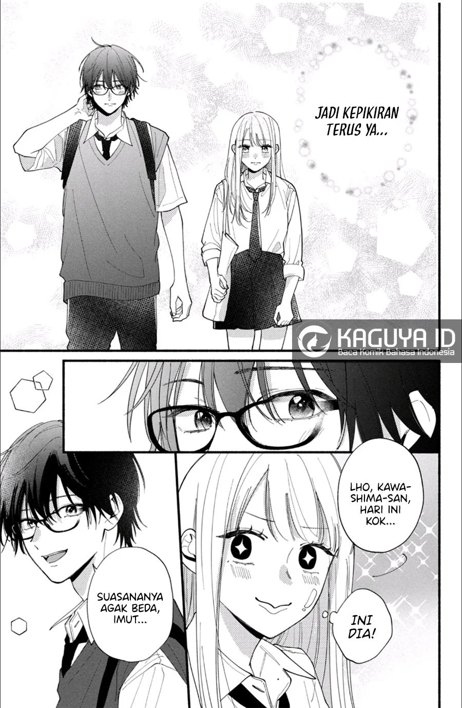 Class no Inkya ni Kareshi no Sainou ga Arisugiru Chapter 6.1 - halaman 17