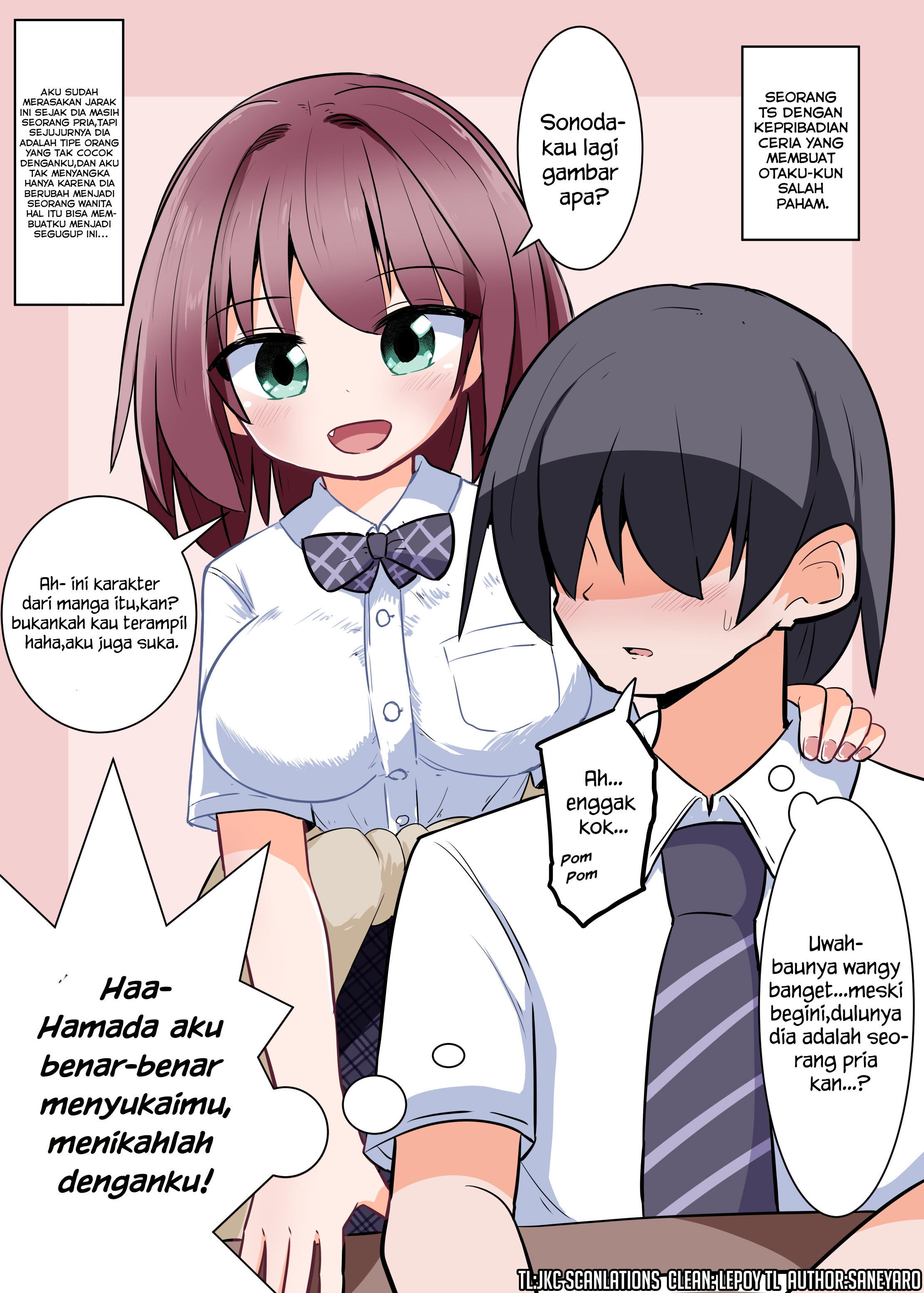 Class no Kanojo-mochi Riajuu Youkya ga TS Shita Chapter 2 - halaman 1