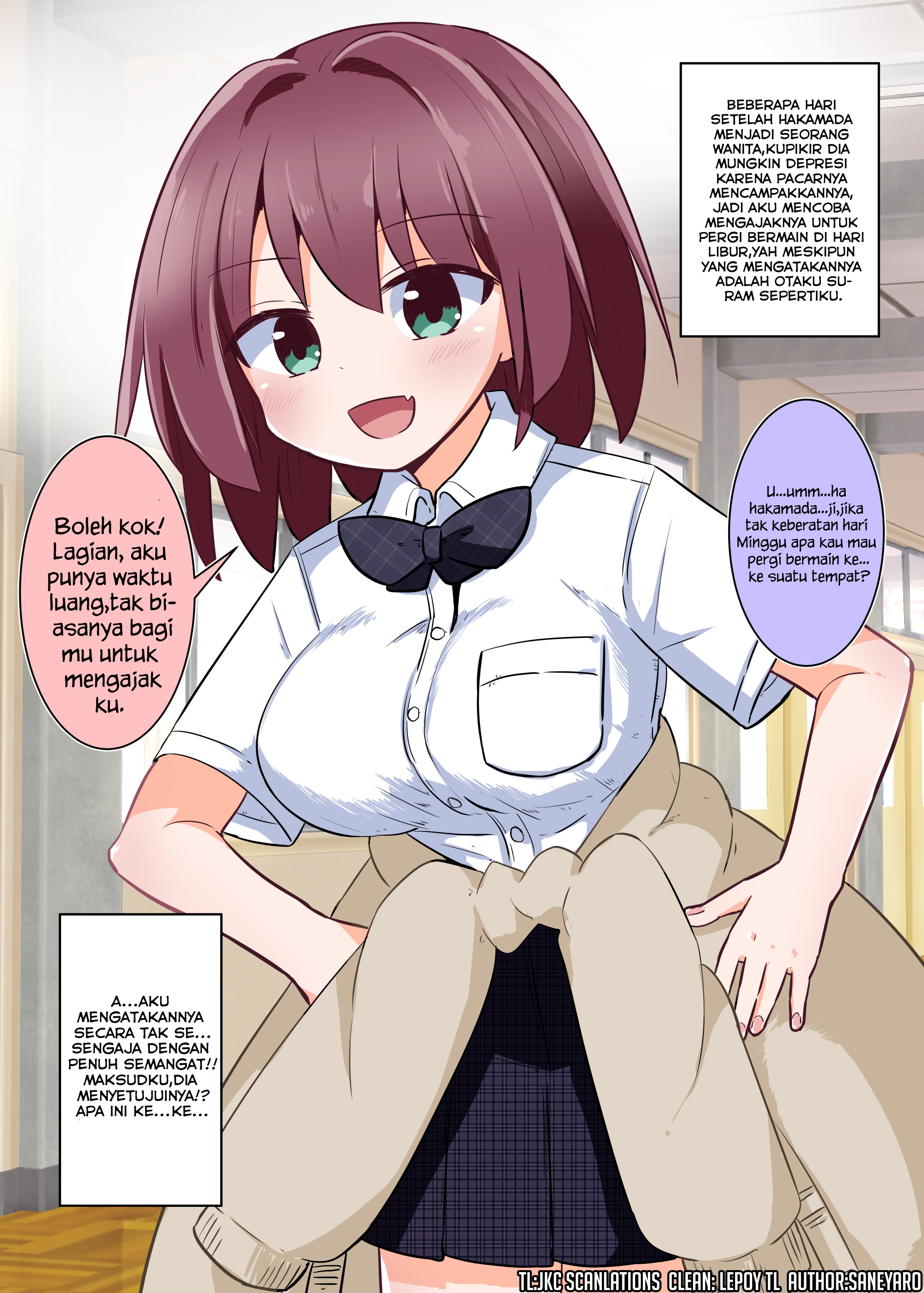 Class no Kanojo-mochi Riajuu Youkya ga TS Shita Chapter 4 - halaman 1