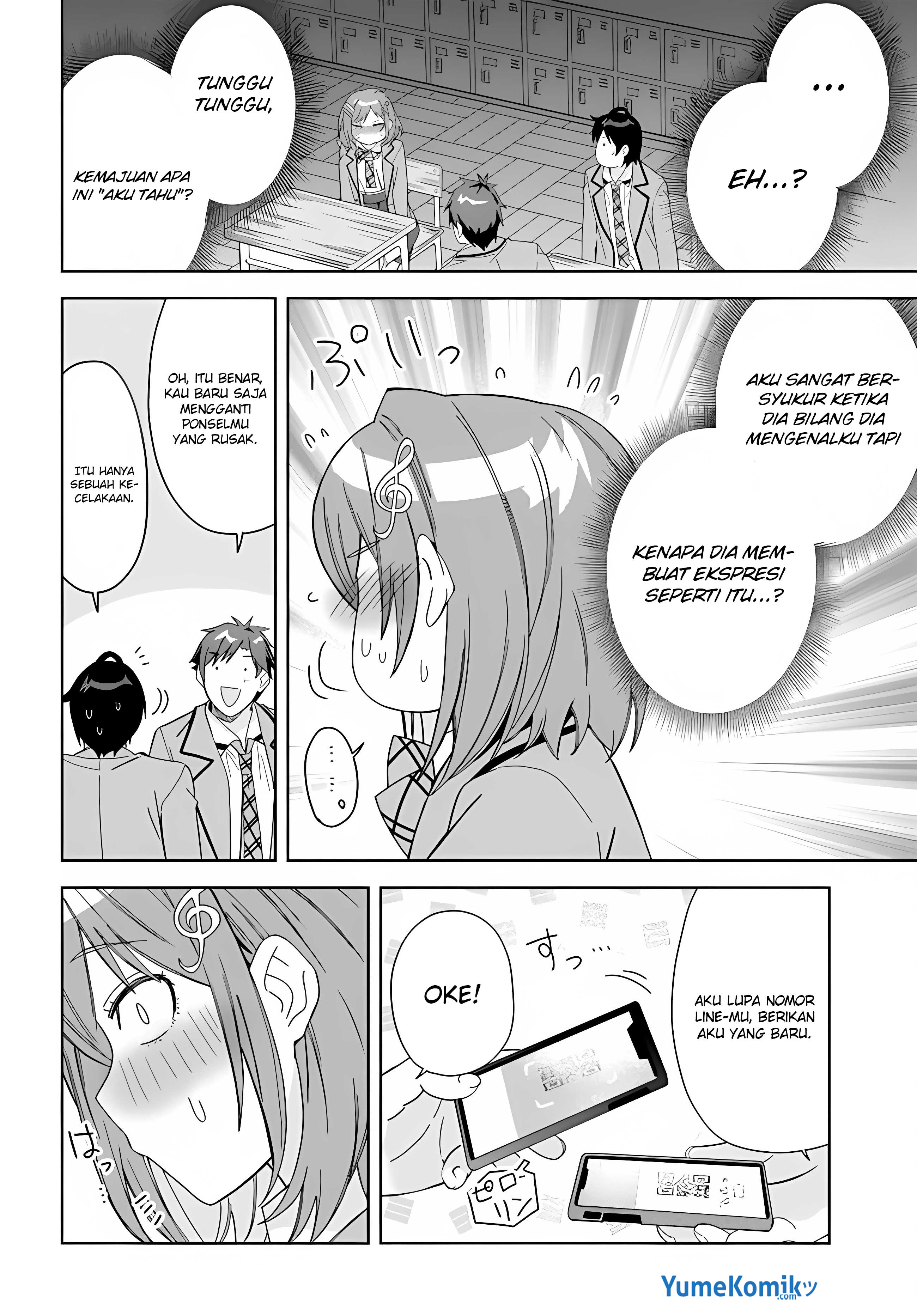 Classmate no Moto Idol ga, Tonikaku Kyodou Fushin nan desu. Chapter 1 - halaman 12