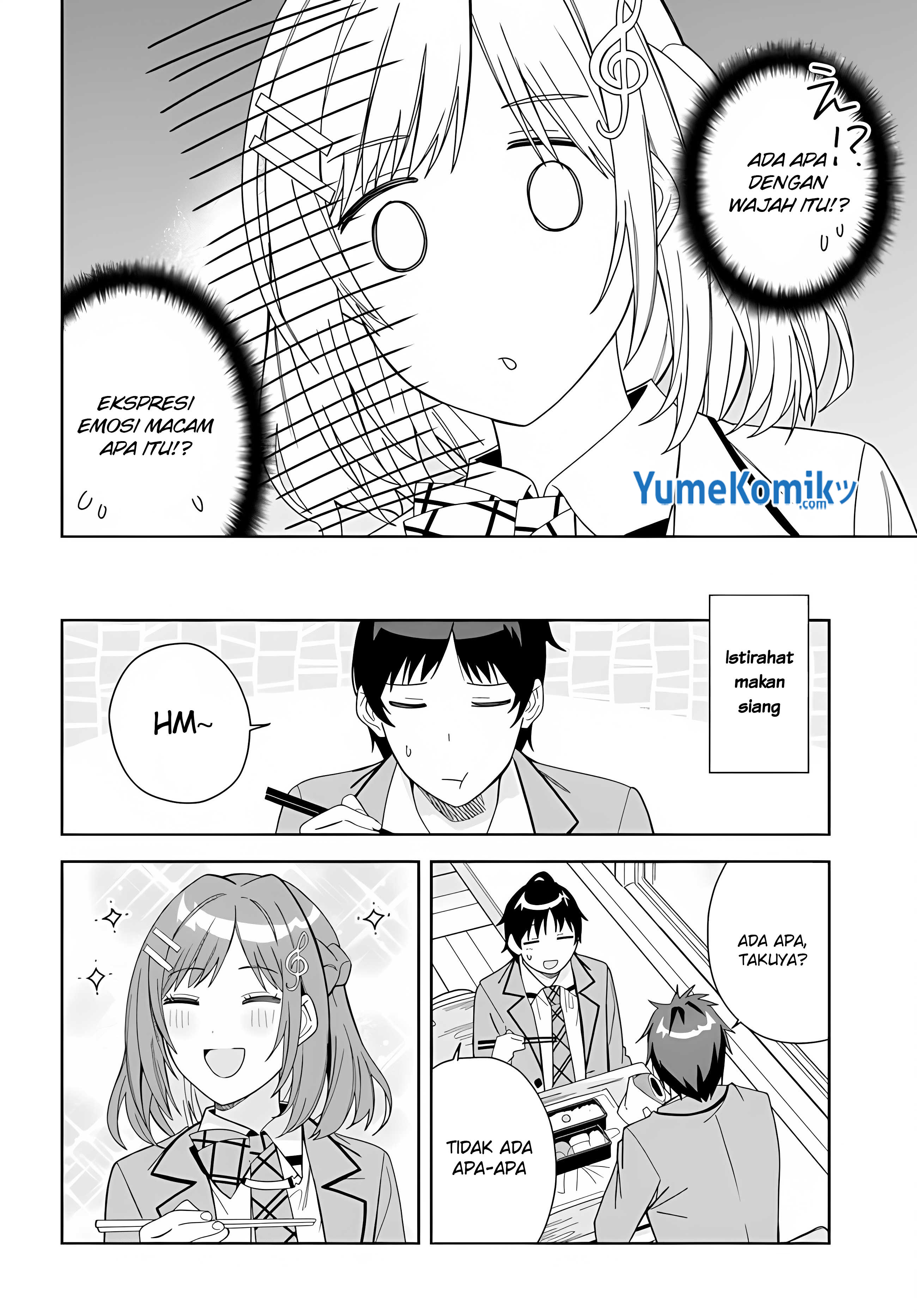 Classmate no Moto Idol ga, Tonikaku Kyodou Fushin nan desu. Chapter 1 - halaman 16