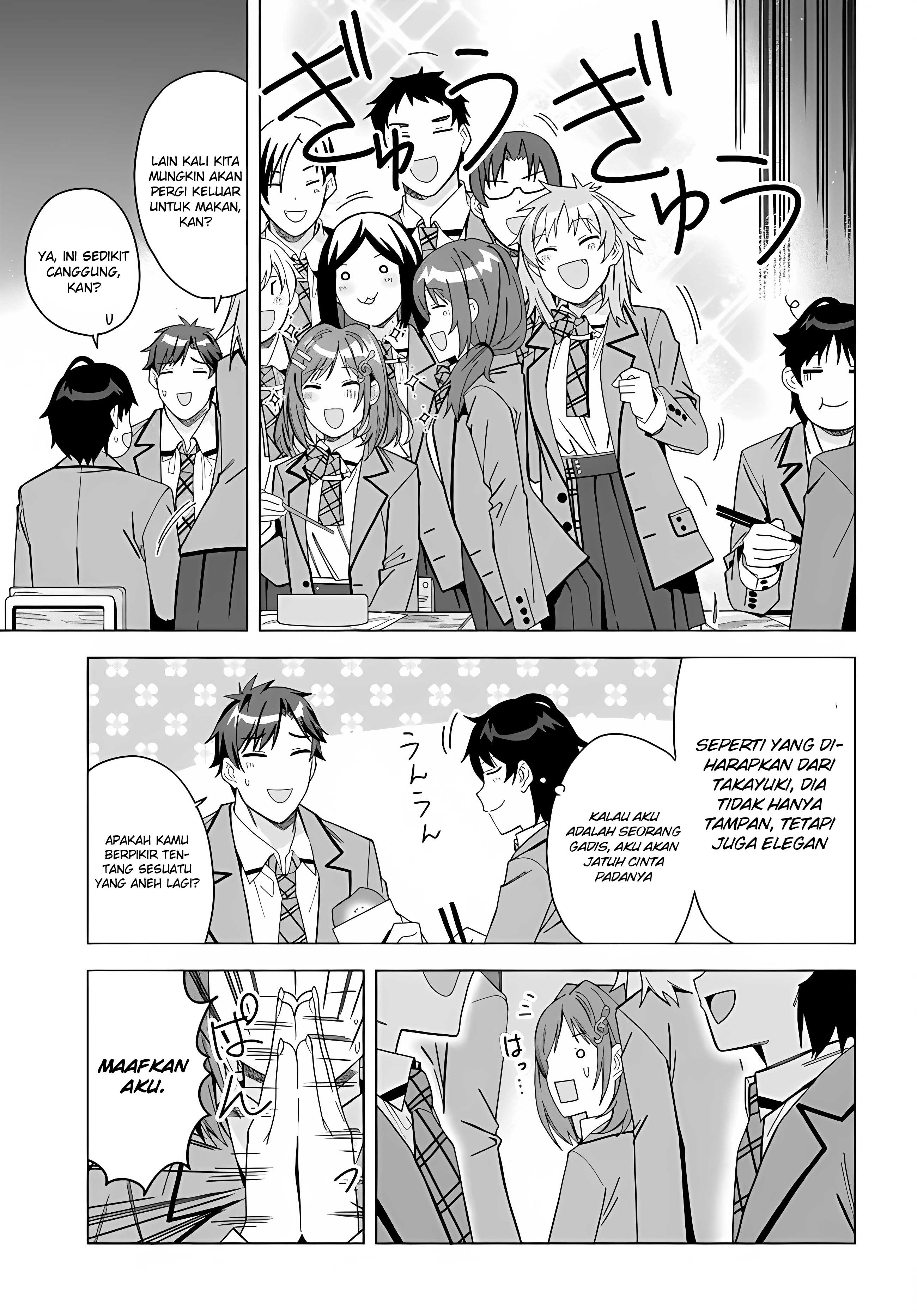 Classmate no Moto Idol ga, Tonikaku Kyodou Fushin nan desu. Chapter 1 - halaman 17