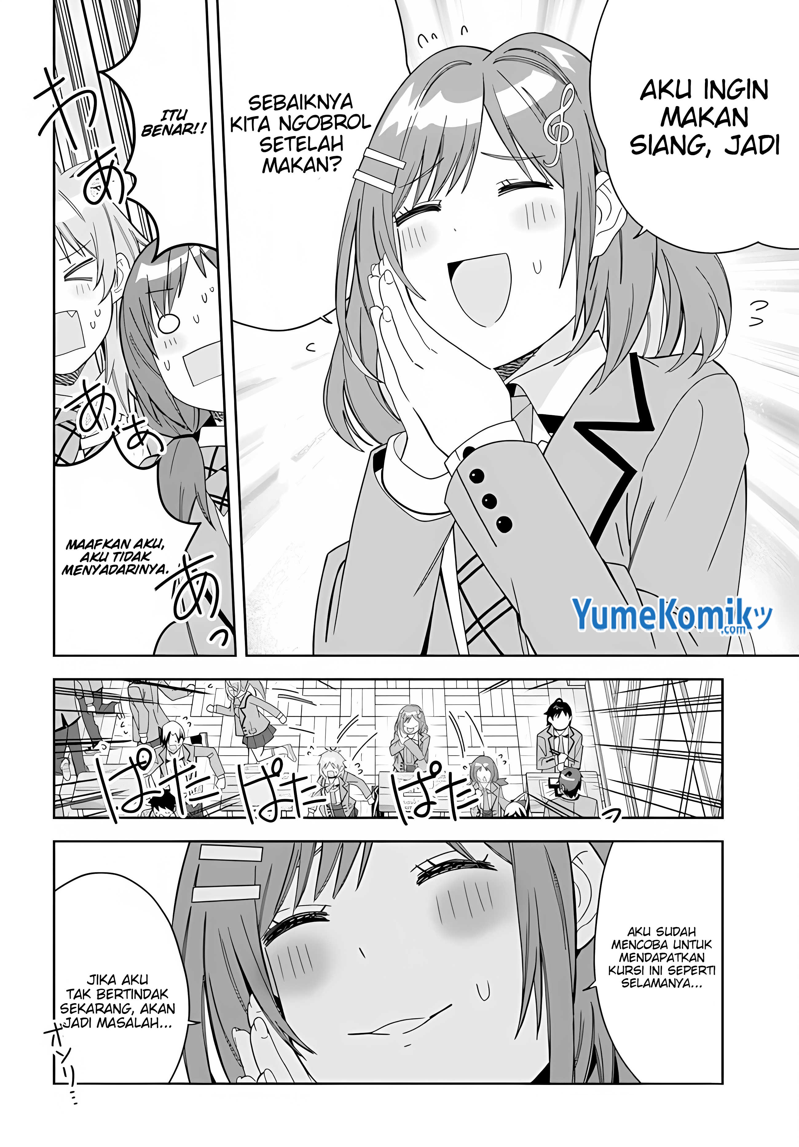 Classmate no Moto Idol ga, Tonikaku Kyodou Fushin nan desu. Chapter 1 - halaman 18