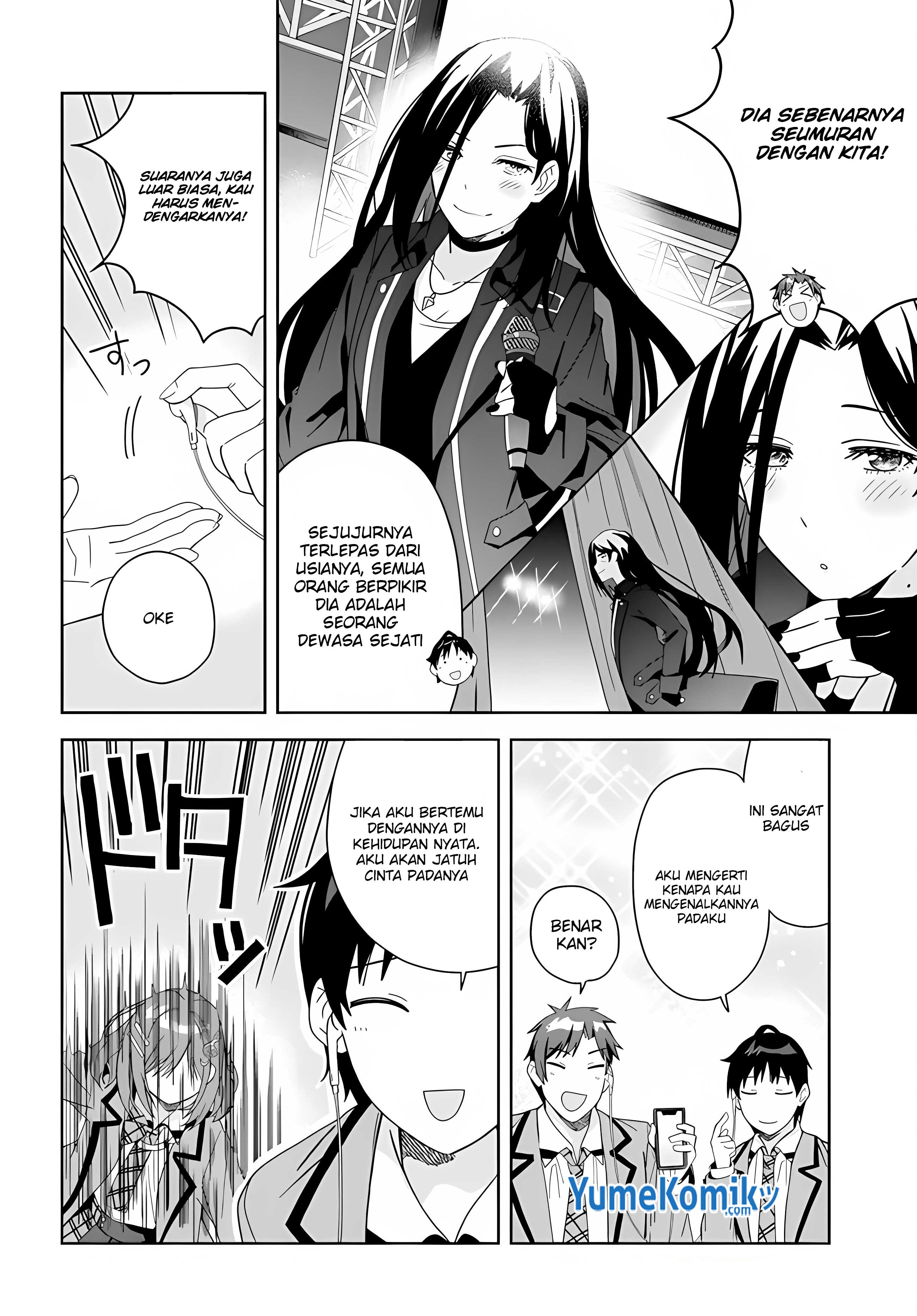 Classmate no Moto Idol ga, Tonikaku Kyodou Fushin nan desu. Chapter 1 - halaman 22