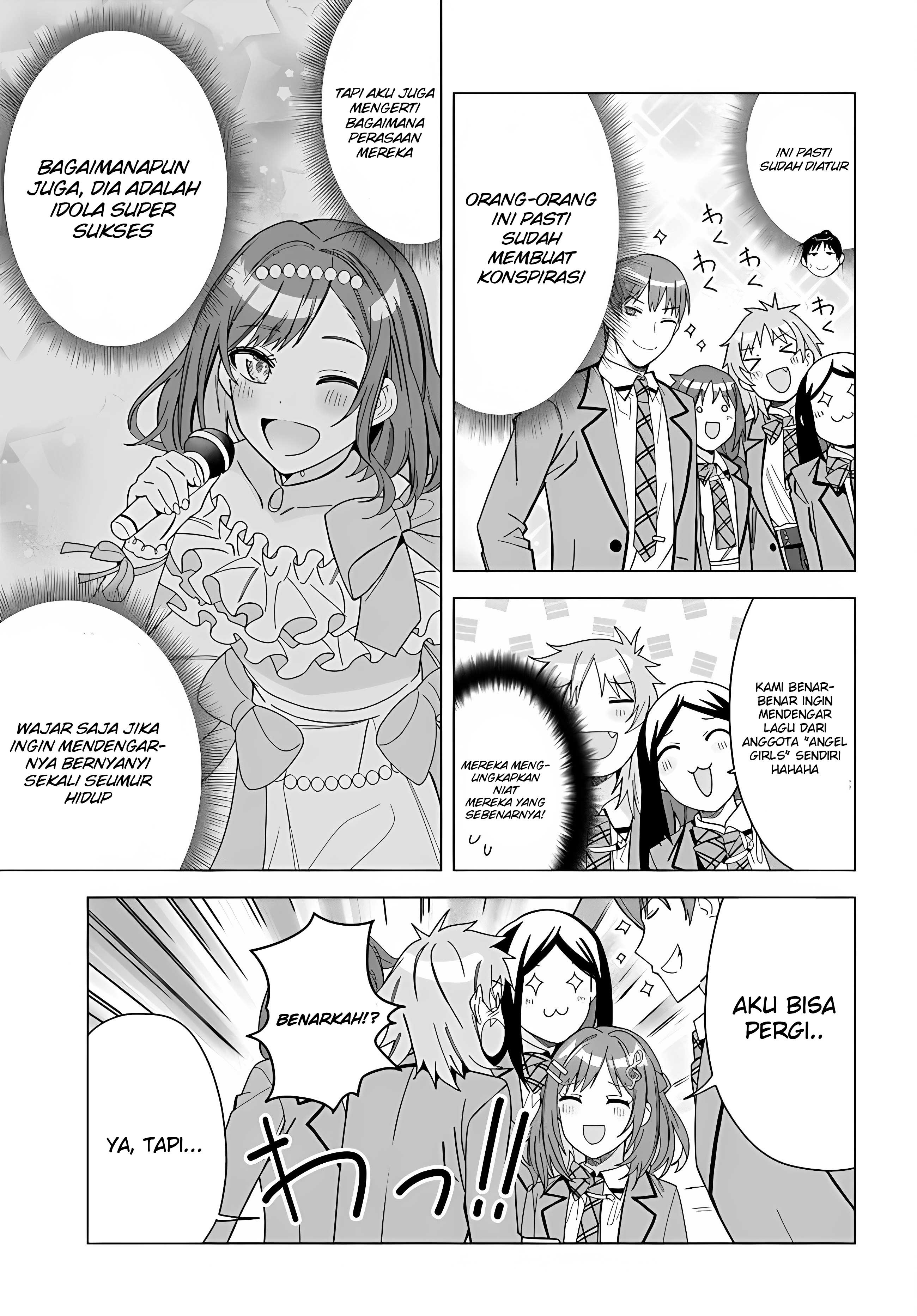 Classmate no Moto Idol ga, Tonikaku Kyodou Fushin nan desu. Chapter 1 - halaman 25