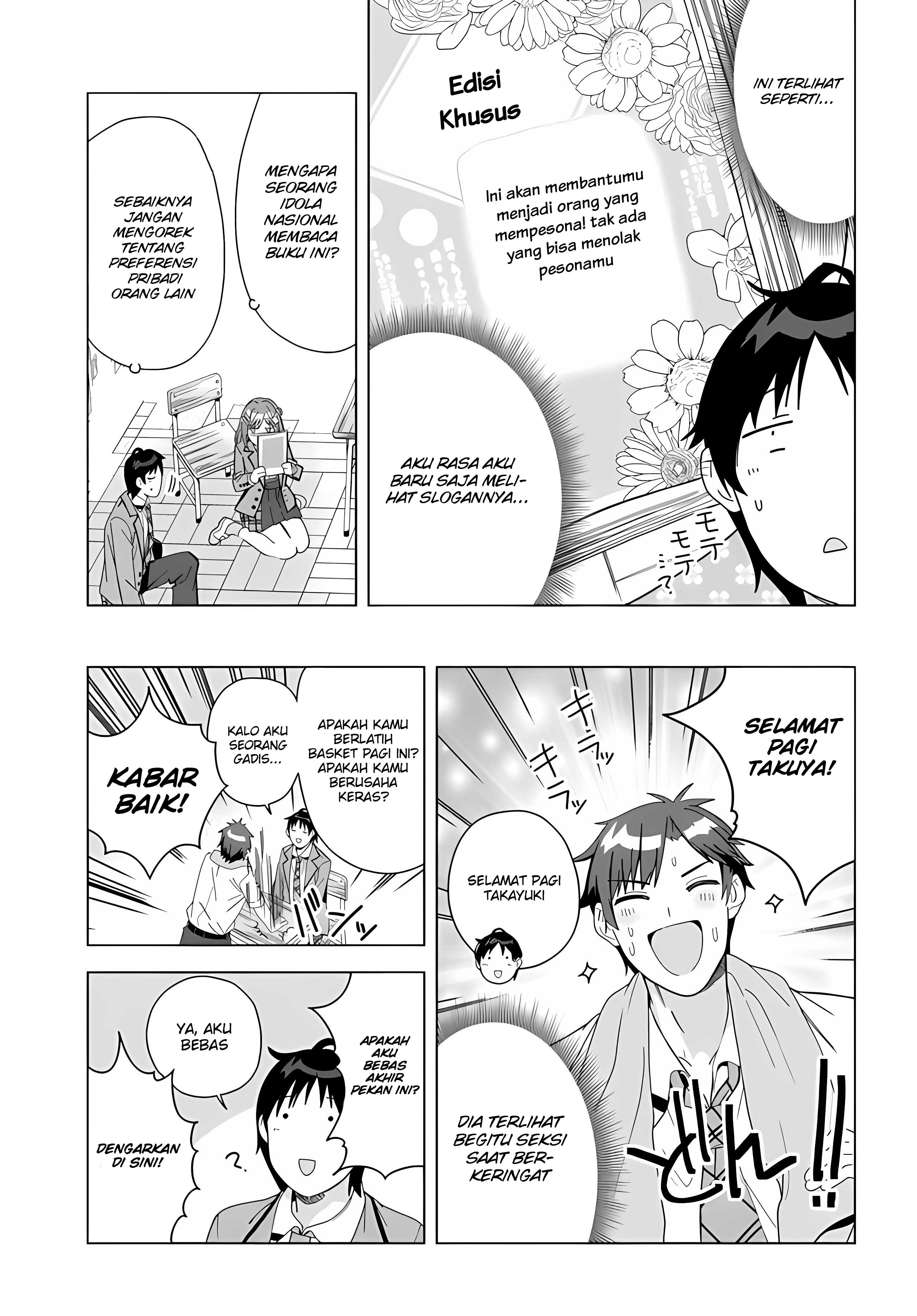Classmate no Moto Idol ga, Tonikaku Kyodou Fushin nan desu. Chapter 1 - halaman 37