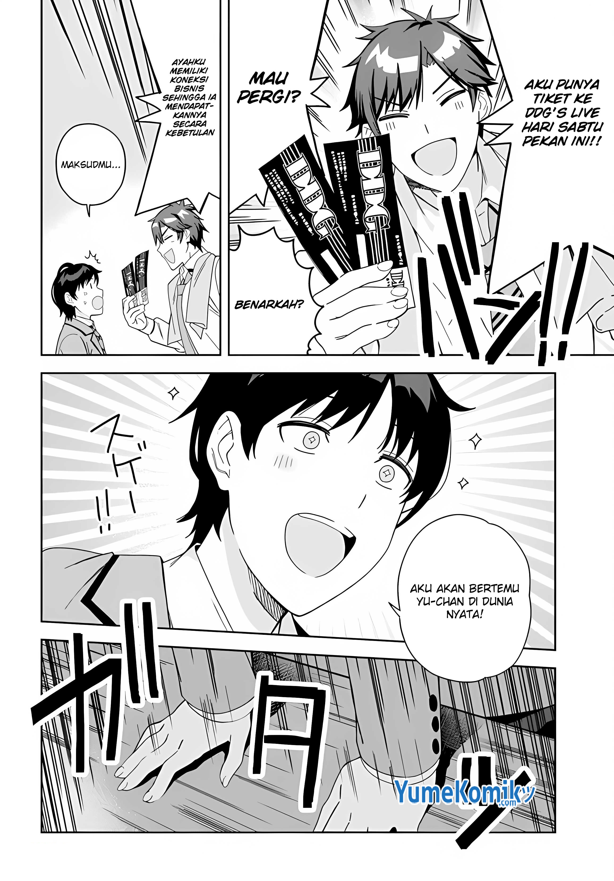 Classmate no Moto Idol ga, Tonikaku Kyodou Fushin nan desu. Chapter 1 - halaman 38