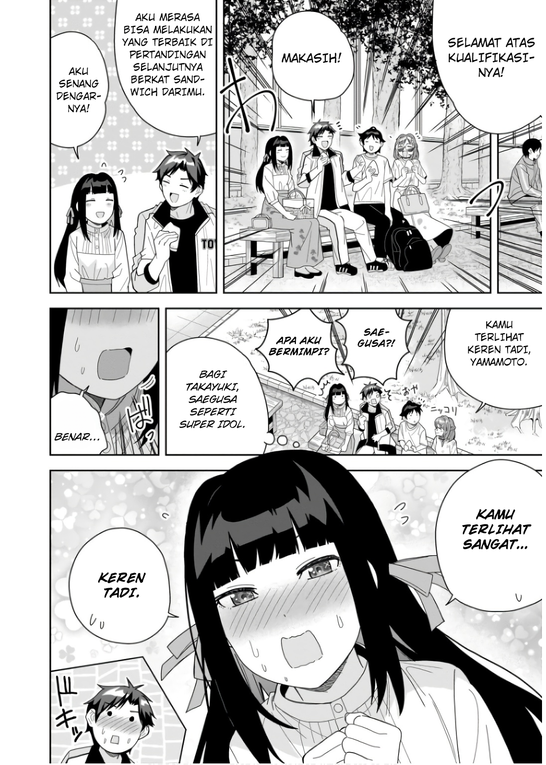 Classmate no Moto Idol ga, Tonikaku Kyodou Fushin nan desu. Chapter 10 - halaman 10
