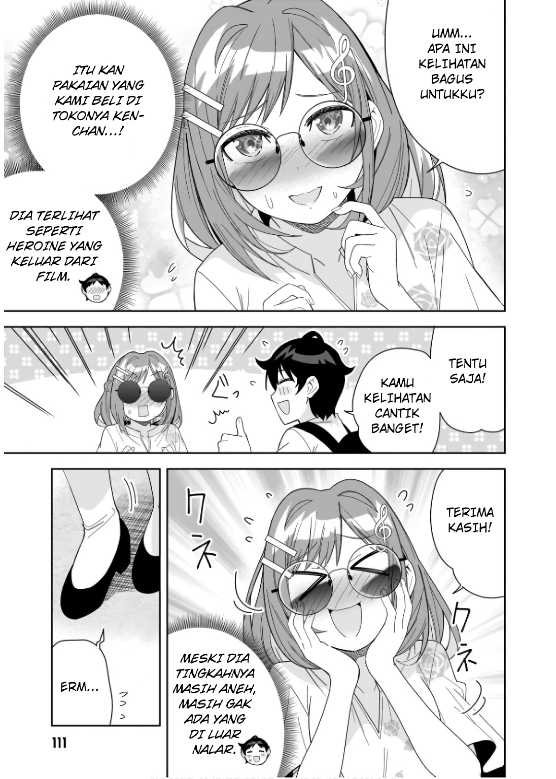 Classmate no Moto Idol ga, Tonikaku Kyodou Fushin nan desu. Chapter 10 - halaman 3