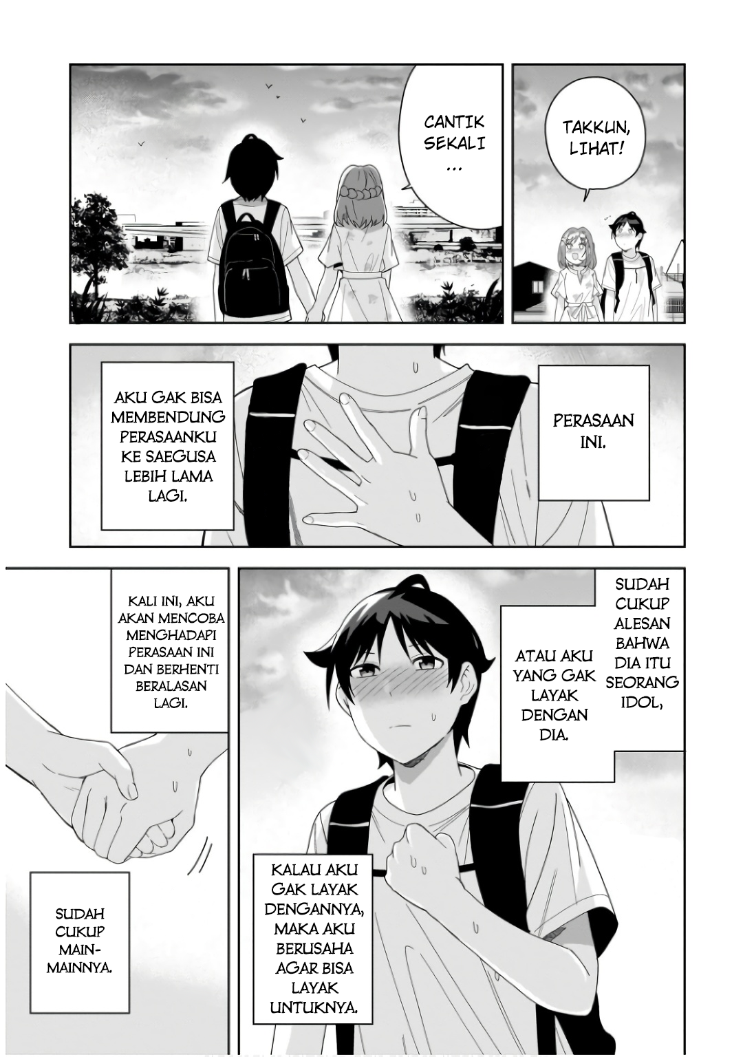 Classmate no Moto Idol ga, Tonikaku Kyodou Fushin nan desu. Chapter 11 - halaman 19