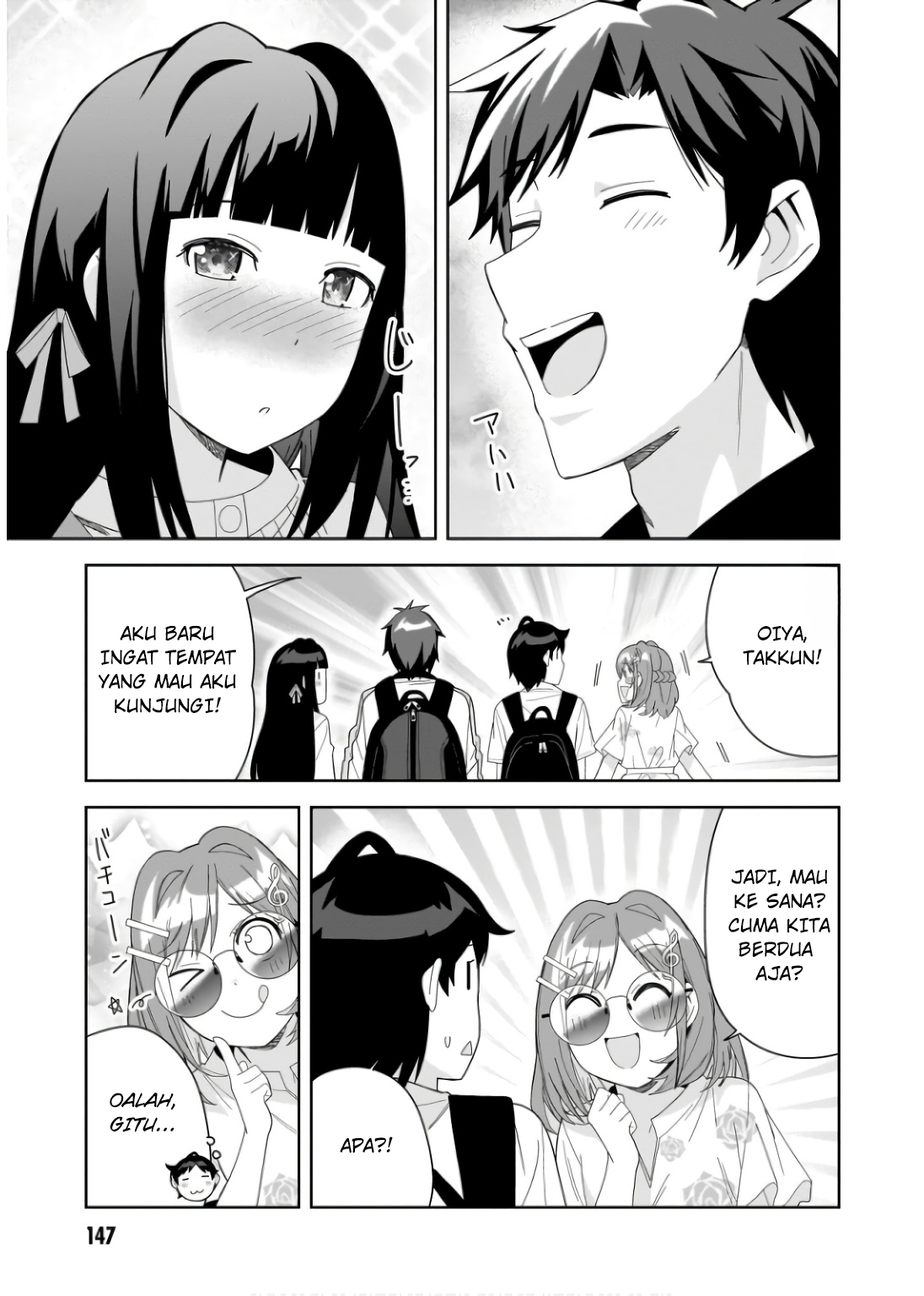 Classmate no Moto Idol ga, Tonikaku Kyodou Fushin nan desu. Chapter 11 - halaman 9
