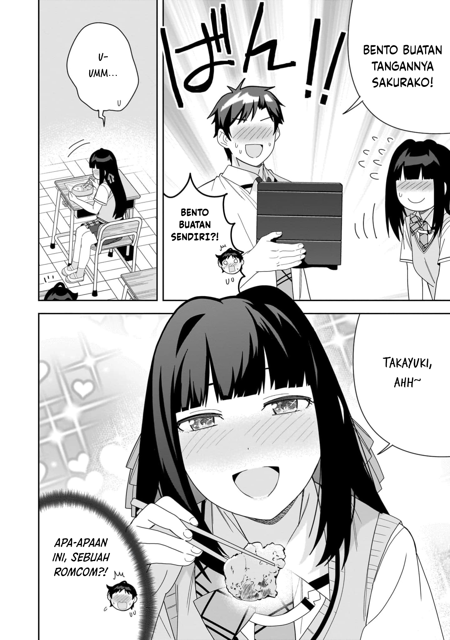 Classmate no Moto Idol ga, Tonikaku Kyodou Fushin nan desu. Chapter 12 - halaman 12