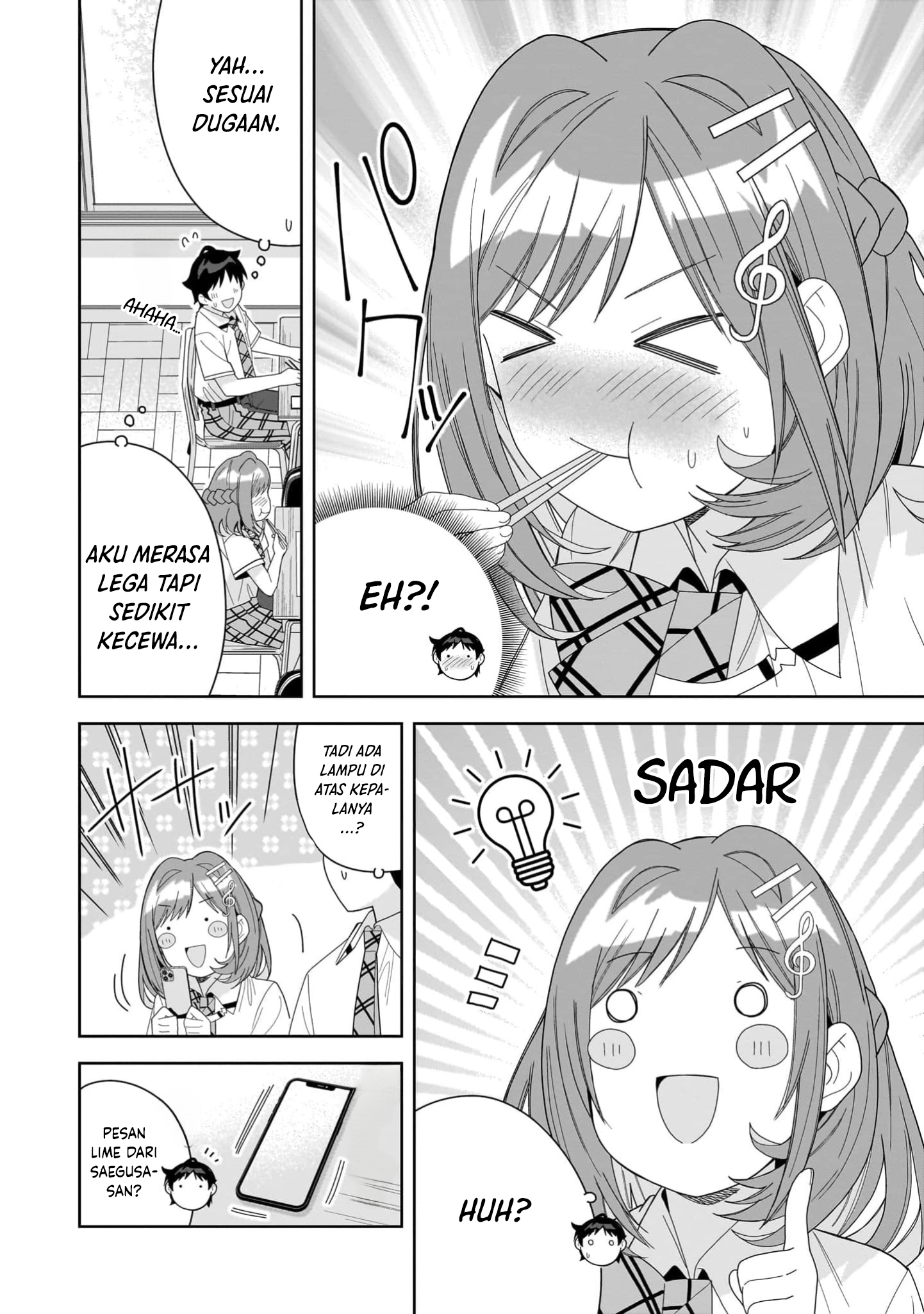 Classmate no Moto Idol ga, Tonikaku Kyodou Fushin nan desu. Chapter 12 - halaman 16