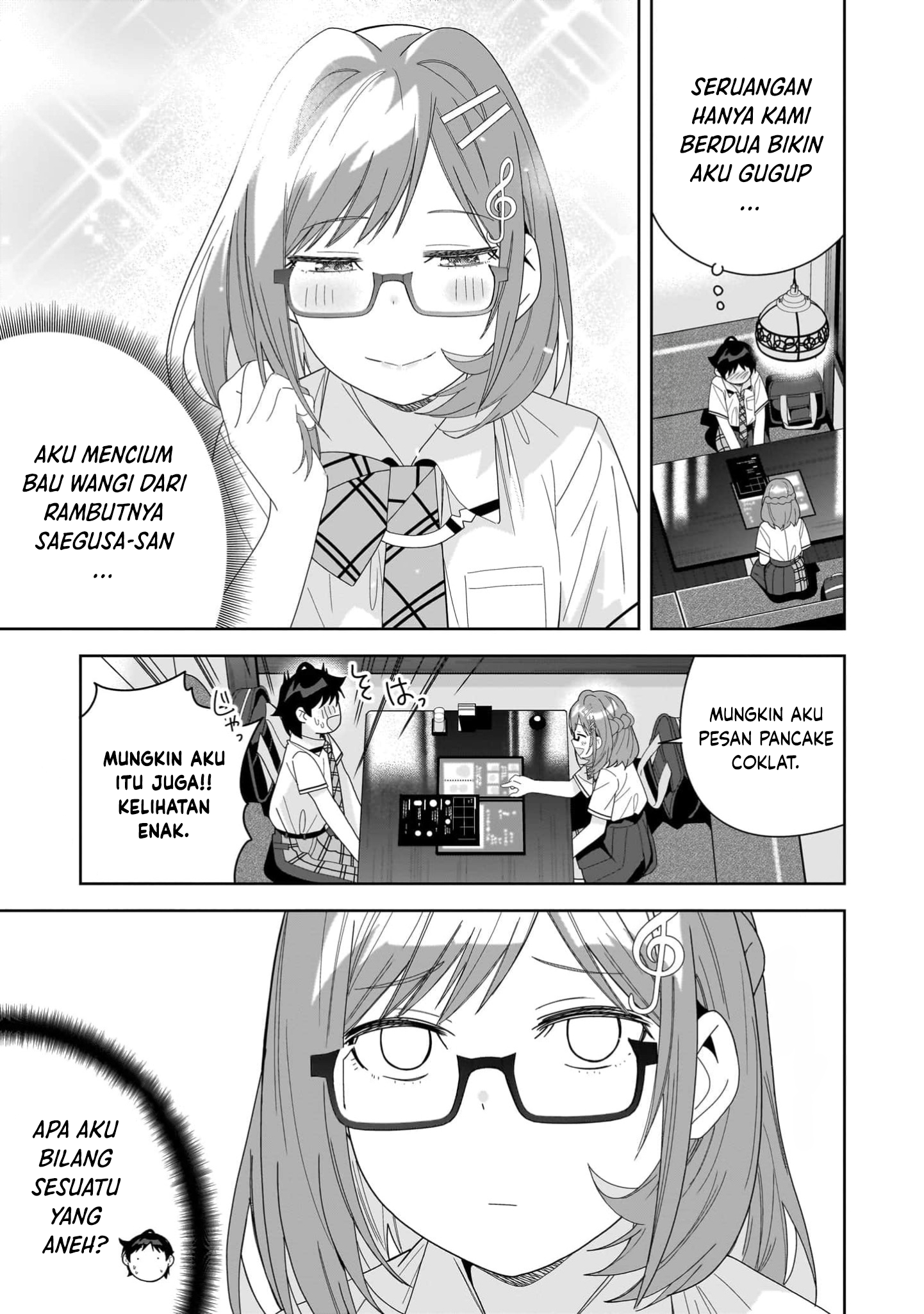 Classmate no Moto Idol ga, Tonikaku Kyodou Fushin nan desu. Chapter 12 - halaman 19