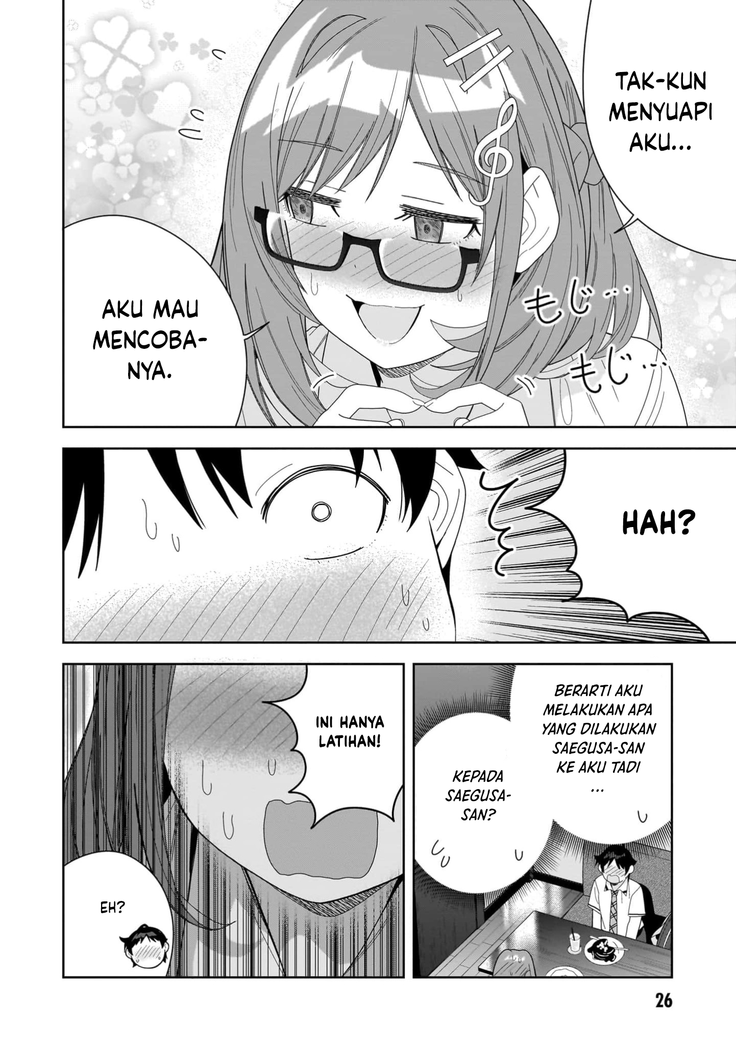 Classmate no Moto Idol ga, Tonikaku Kyodou Fushin nan desu. Chapter 12 - halaman 26