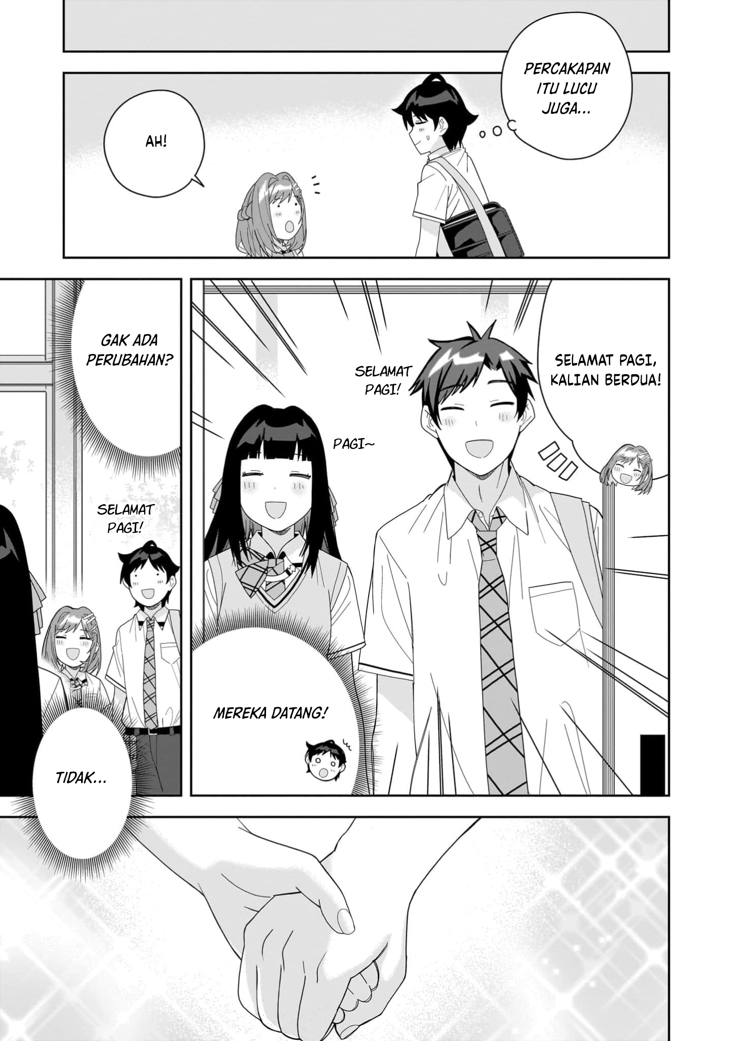 Classmate no Moto Idol ga, Tonikaku Kyodou Fushin nan desu. Chapter 12 - halaman 9