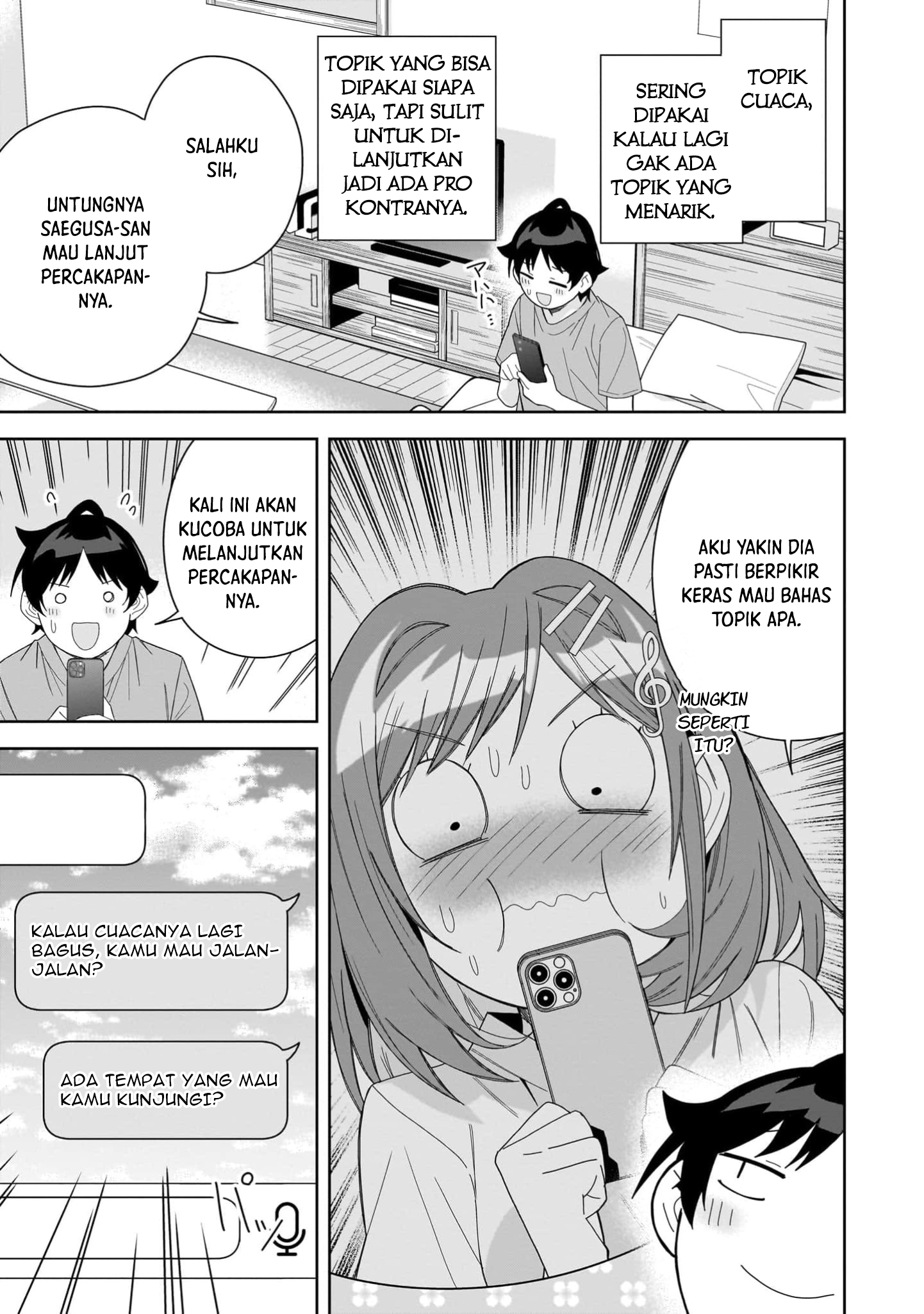 Classmate no Moto Idol ga, Tonikaku Kyodou Fushin nan desu. Chapter 13 - halaman 15