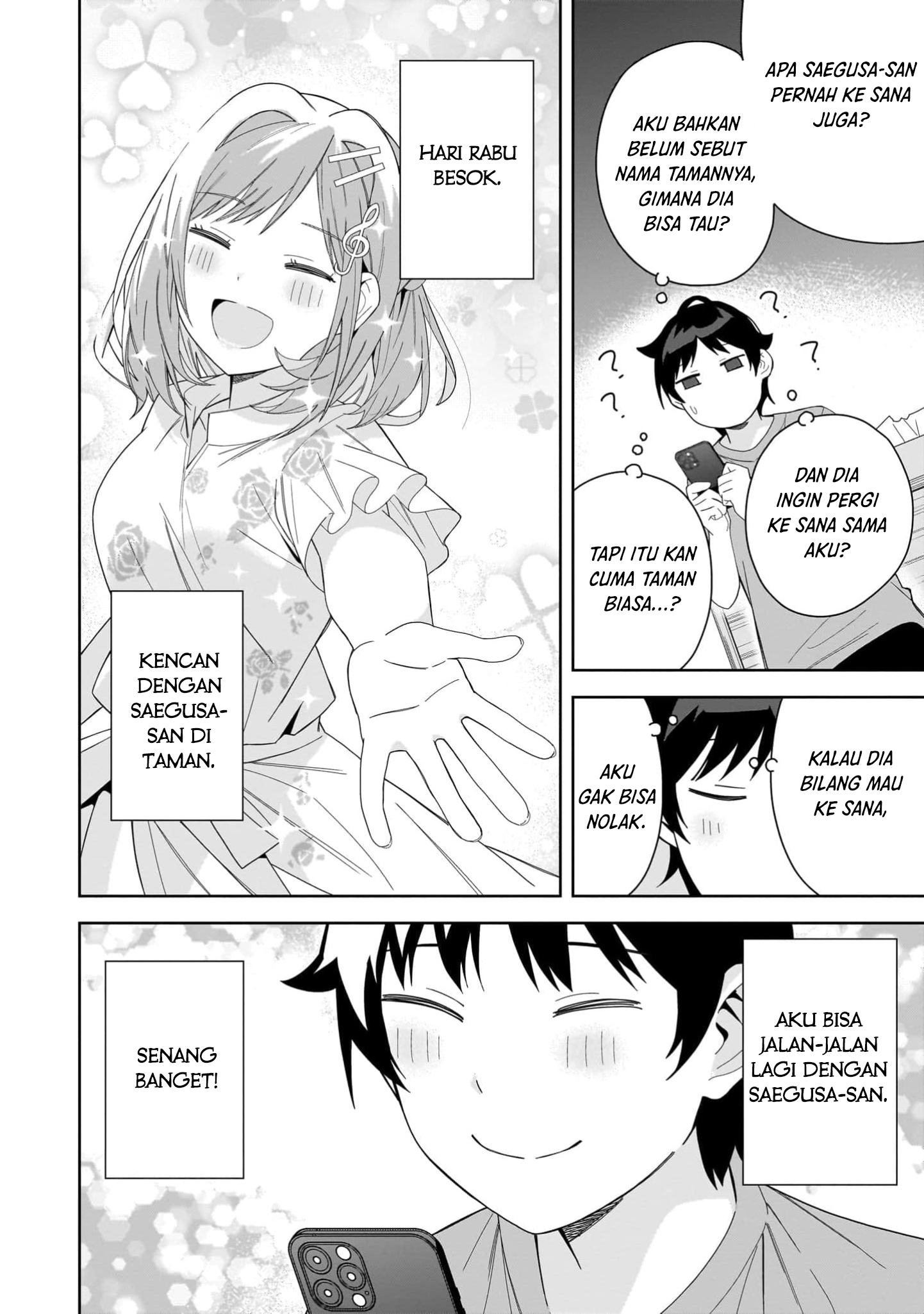 Classmate no Moto Idol ga, Tonikaku Kyodou Fushin nan desu. Chapter 13 - halaman 18
