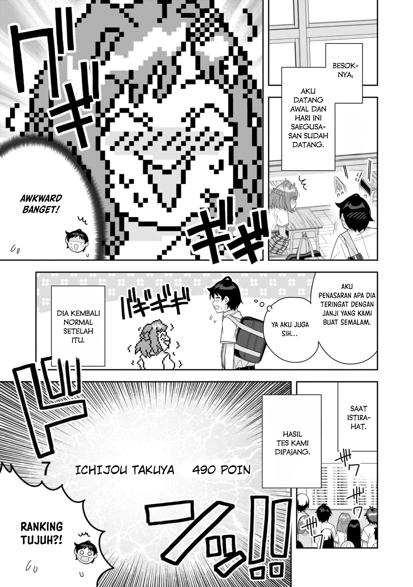 Classmate no Moto Idol ga, Tonikaku Kyodou Fushin nan desu. Chapter 13 - halaman 19
