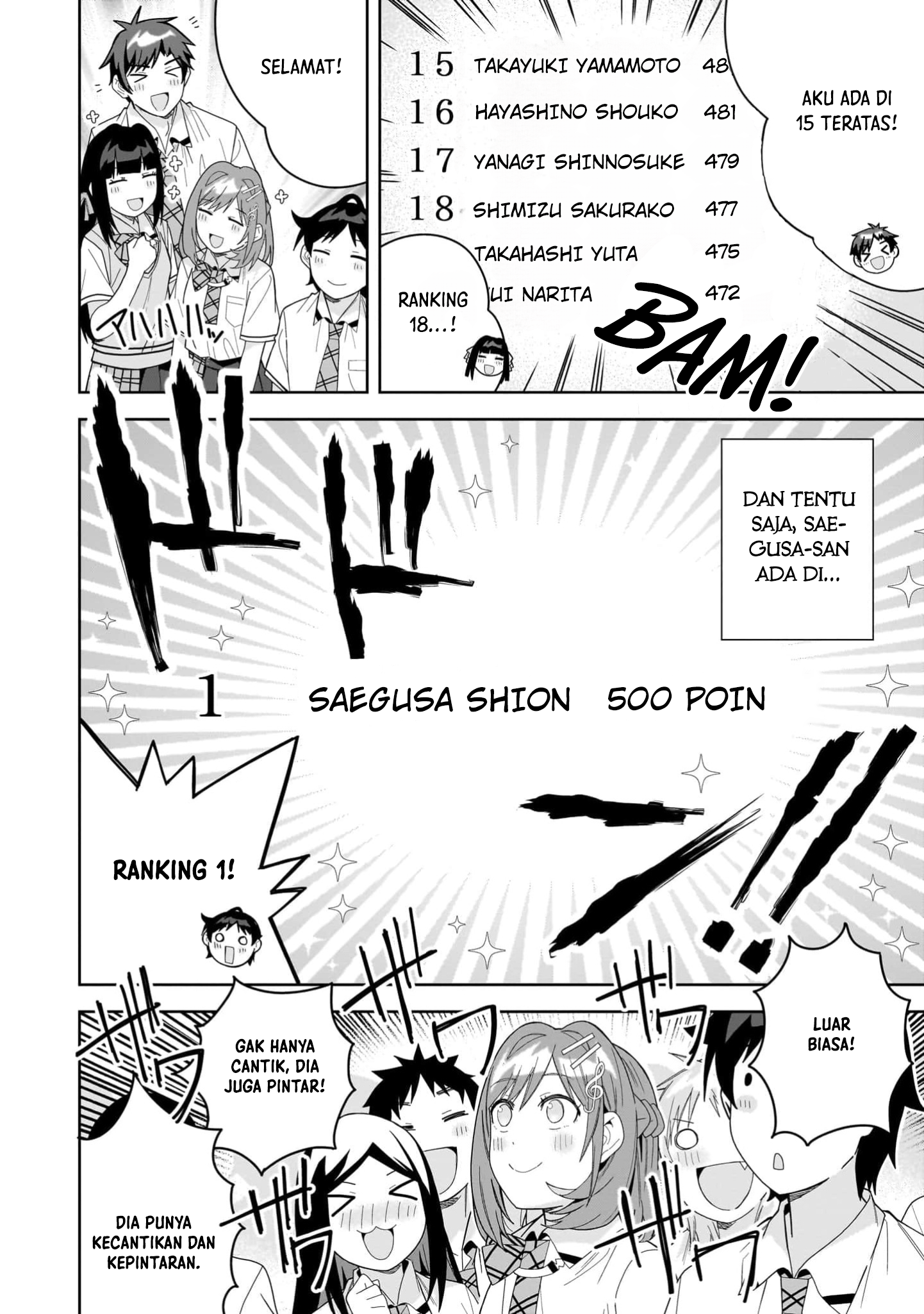 Classmate no Moto Idol ga, Tonikaku Kyodou Fushin nan desu. Chapter 13 - halaman 20
