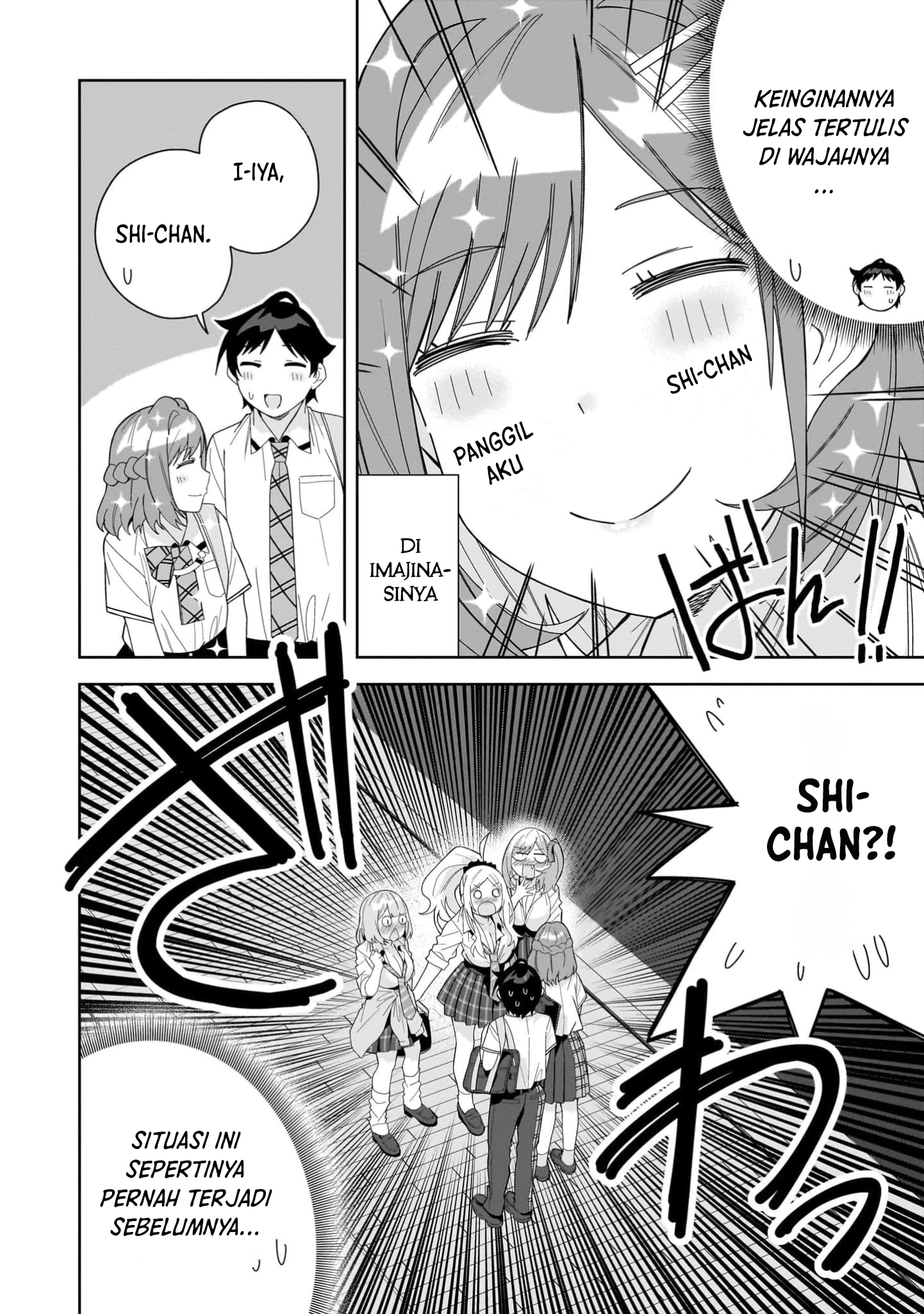 Classmate no Moto Idol ga, Tonikaku Kyodou Fushin nan desu. Chapter 13 - halaman 4