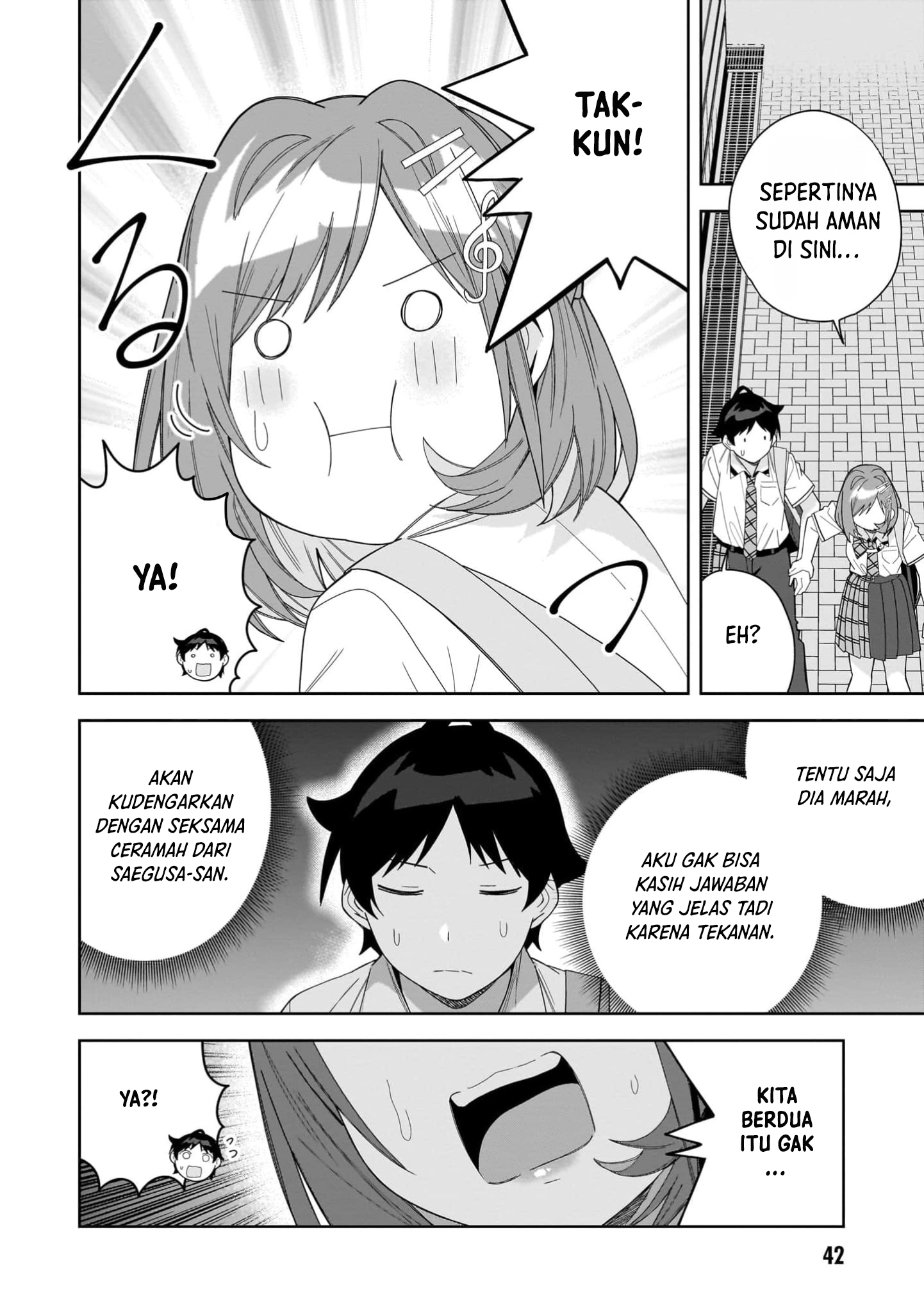 Classmate no Moto Idol ga, Tonikaku Kyodou Fushin nan desu. Chapter 13 - halaman 6