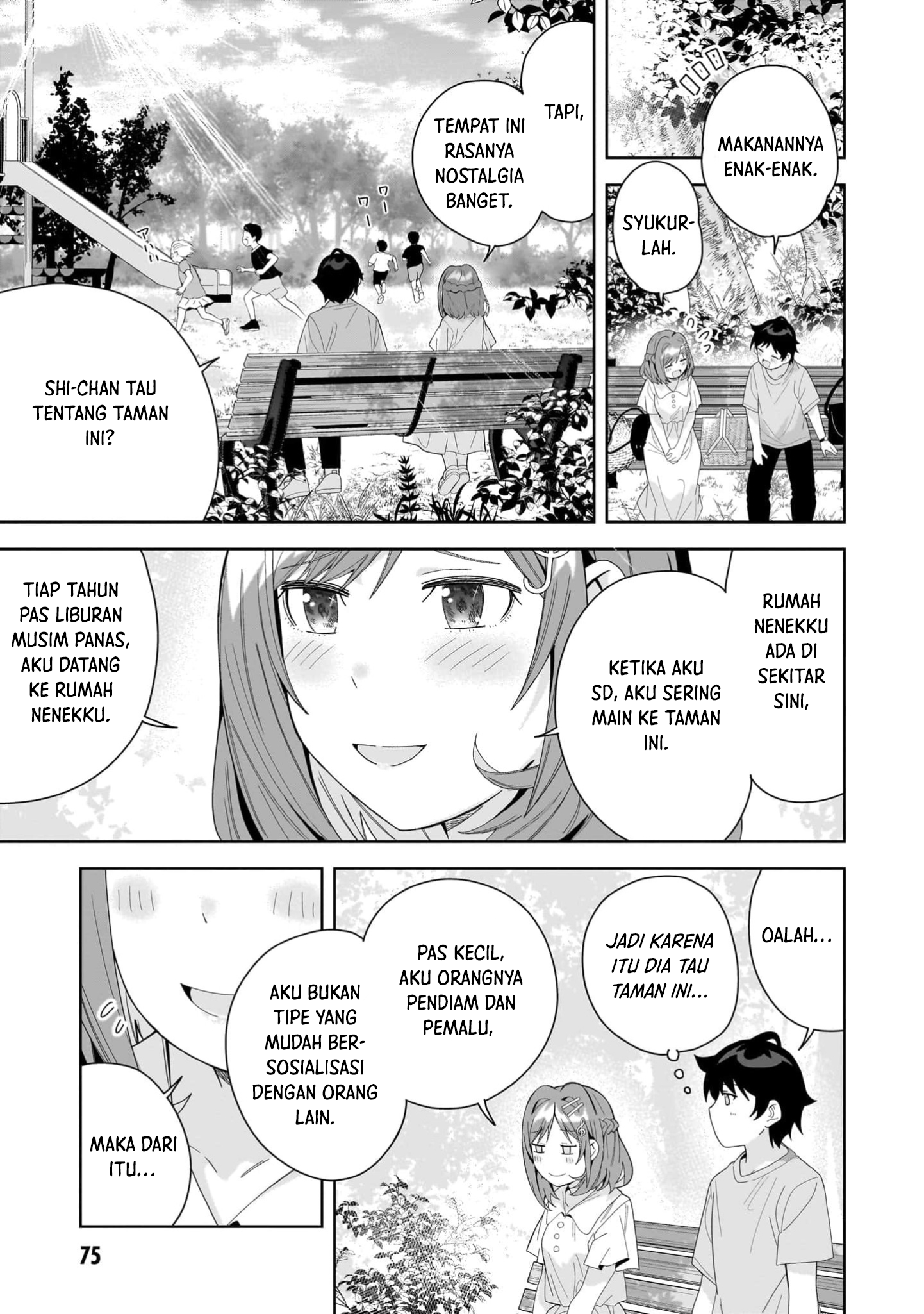 Classmate no Moto Idol ga, Tonikaku Kyodou Fushin nan desu. Chapter 14 - halaman 11