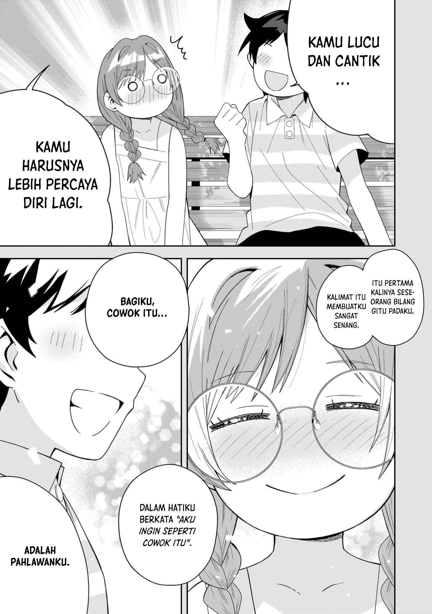 Classmate no Moto Idol ga, Tonikaku Kyodou Fushin nan desu. Chapter 14 - halaman 15