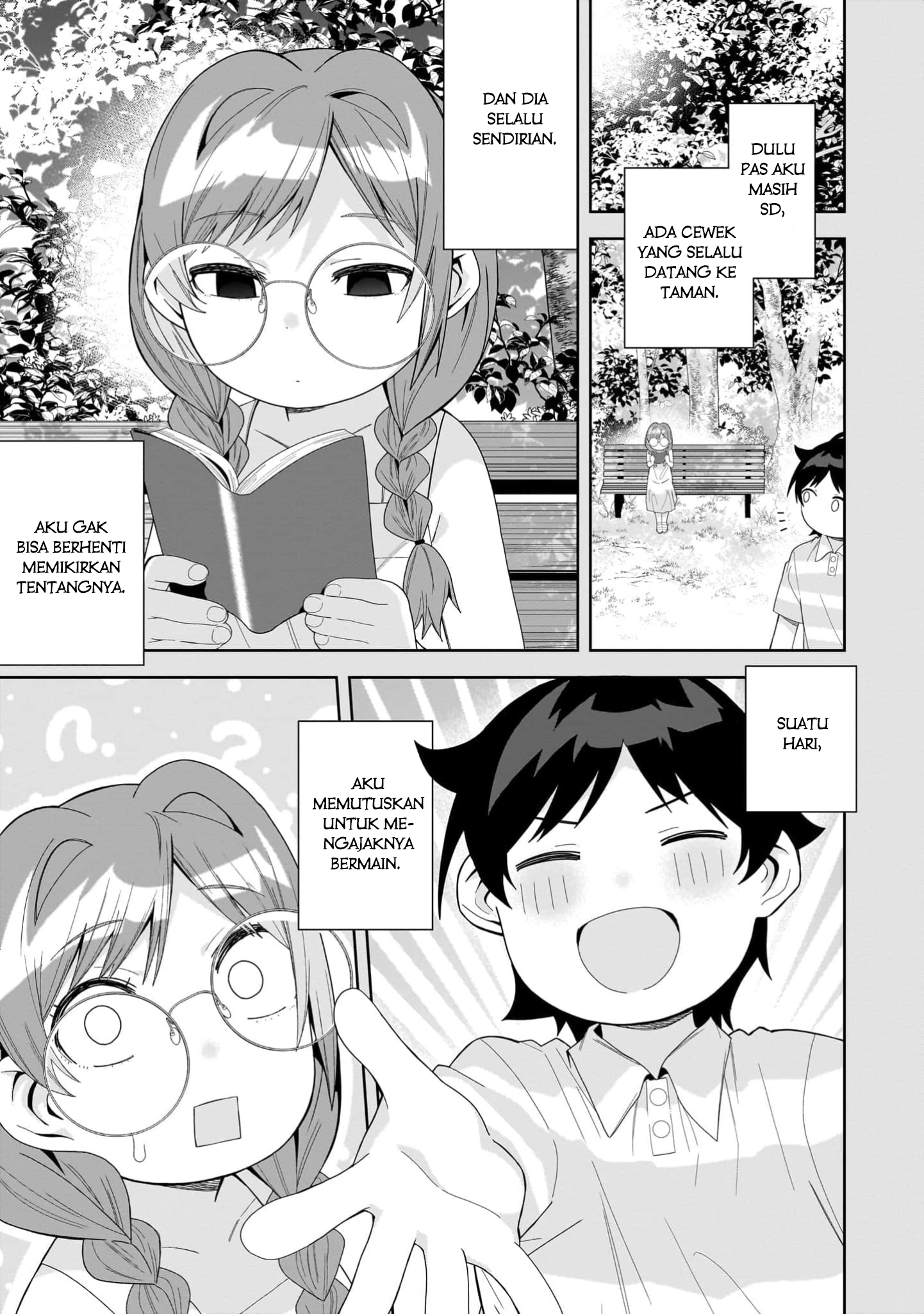 Classmate no Moto Idol ga, Tonikaku Kyodou Fushin nan desu. Chapter 14 - halaman 21