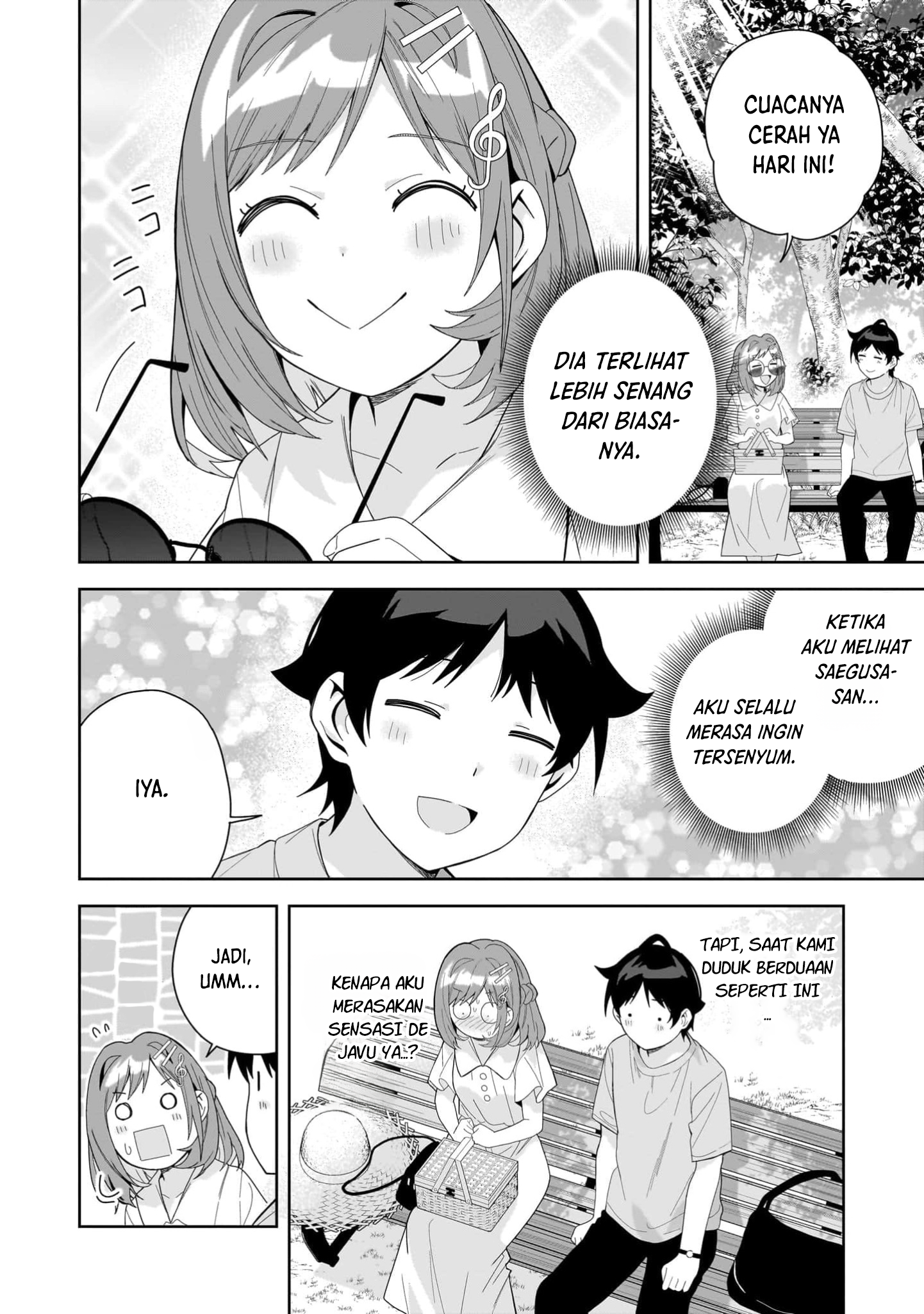 Classmate no Moto Idol ga, Tonikaku Kyodou Fushin nan desu. Chapter 14 - halaman 4