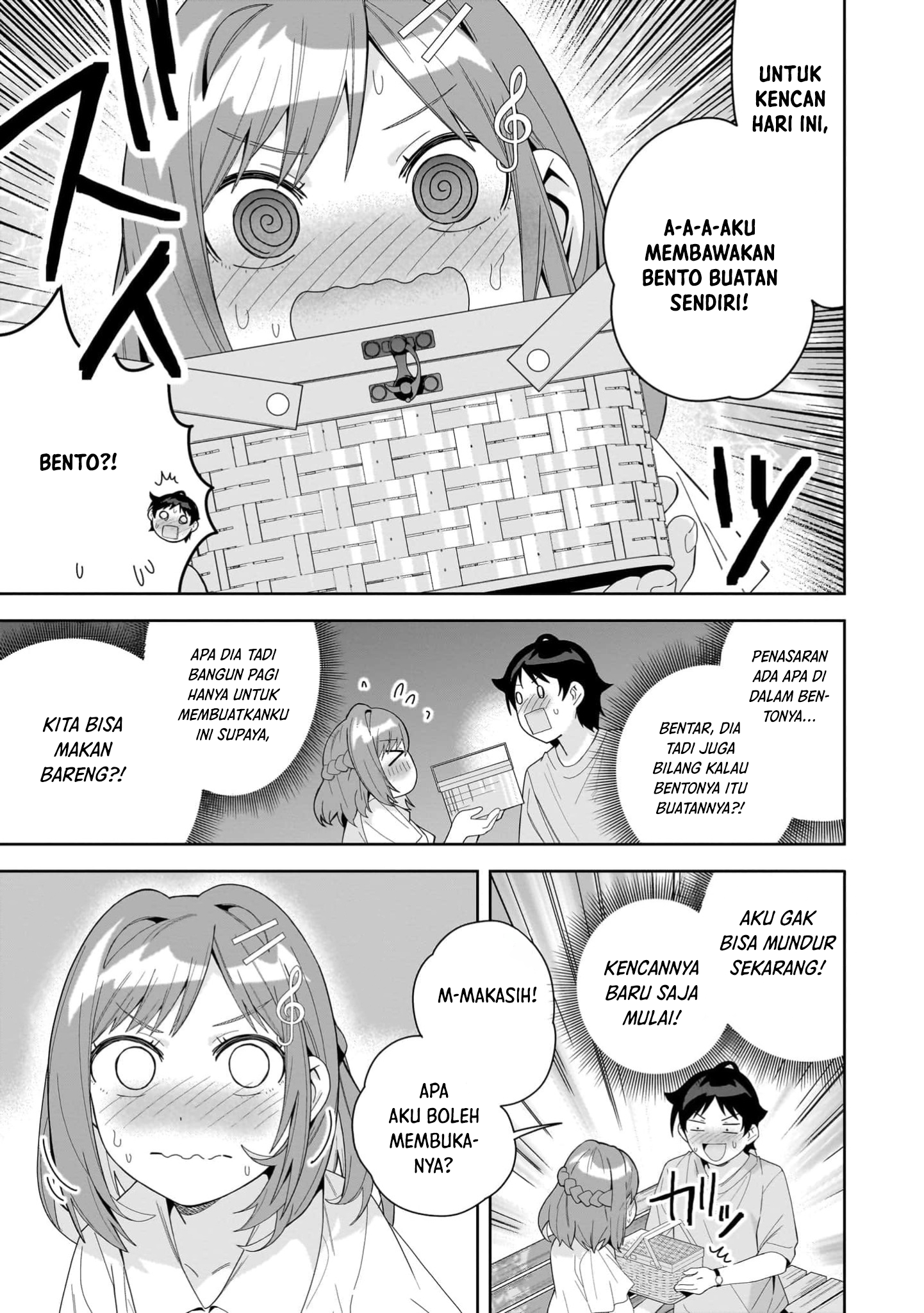 Classmate no Moto Idol ga, Tonikaku Kyodou Fushin nan desu. Chapter 14 - halaman 5