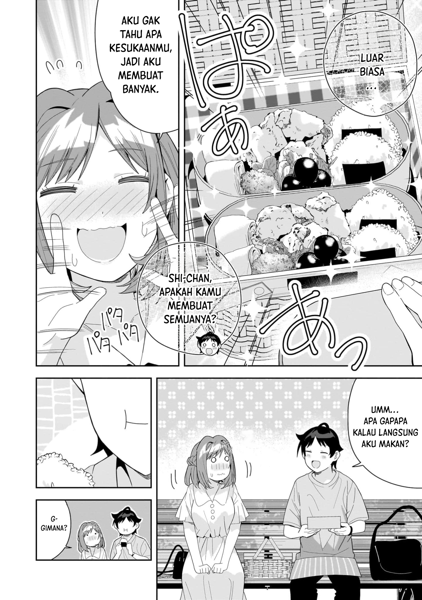 Classmate no Moto Idol ga, Tonikaku Kyodou Fushin nan desu. Chapter 14 - halaman 6