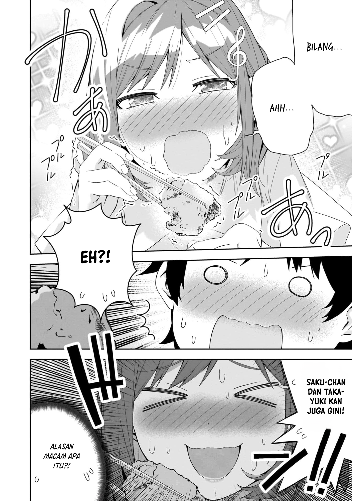 Classmate no Moto Idol ga, Tonikaku Kyodou Fushin nan desu. Chapter 14 - halaman 8