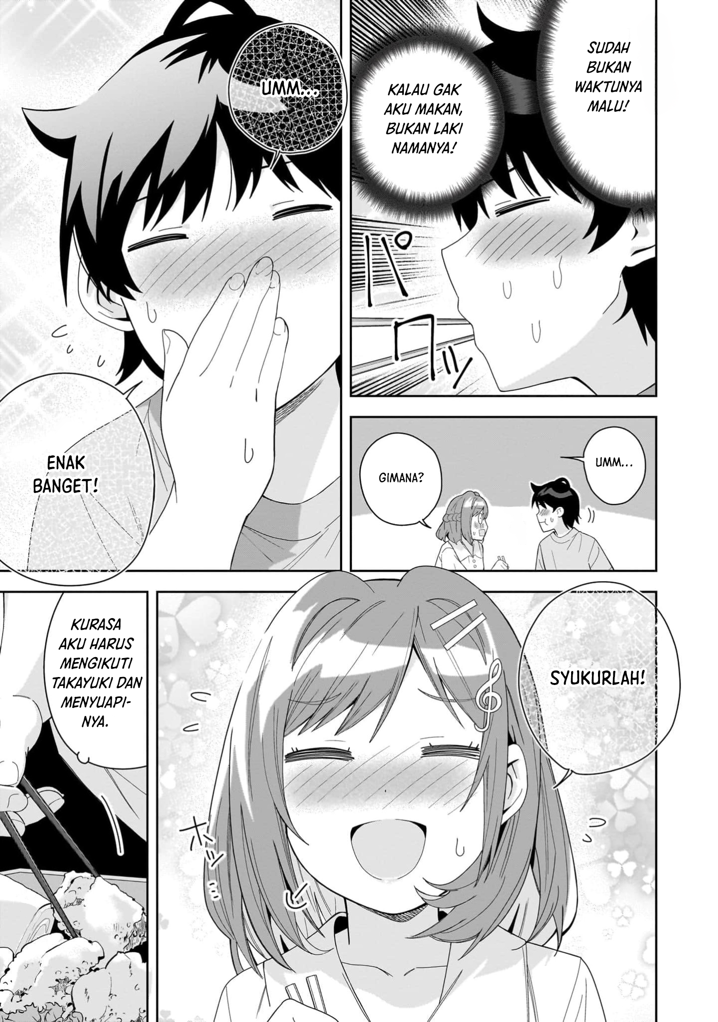 Classmate no Moto Idol ga, Tonikaku Kyodou Fushin nan desu. Chapter 14 - halaman 9