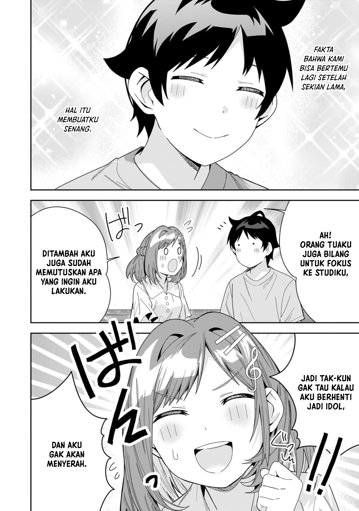 Classmate no Moto Idol ga, Tonikaku Kyodou Fushin nan desu. Chapter 15 - halaman 12