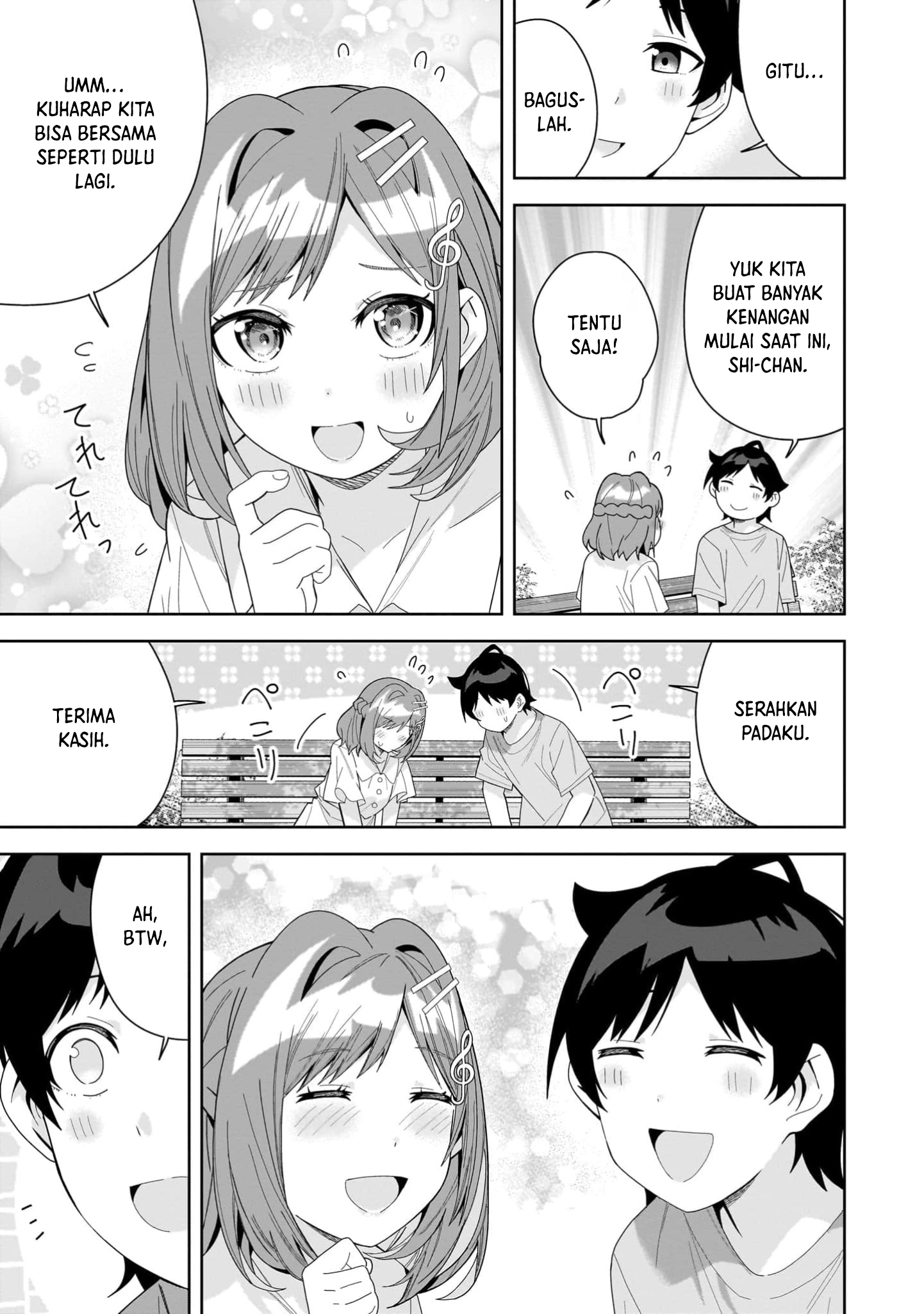 Classmate no Moto Idol ga, Tonikaku Kyodou Fushin nan desu. Chapter 15 - halaman 13