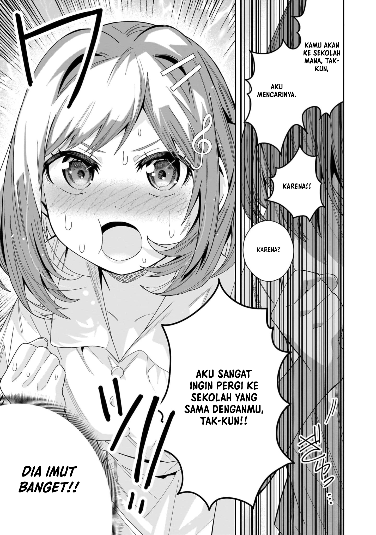 Classmate no Moto Idol ga, Tonikaku Kyodou Fushin nan desu. Chapter 15 - halaman 15