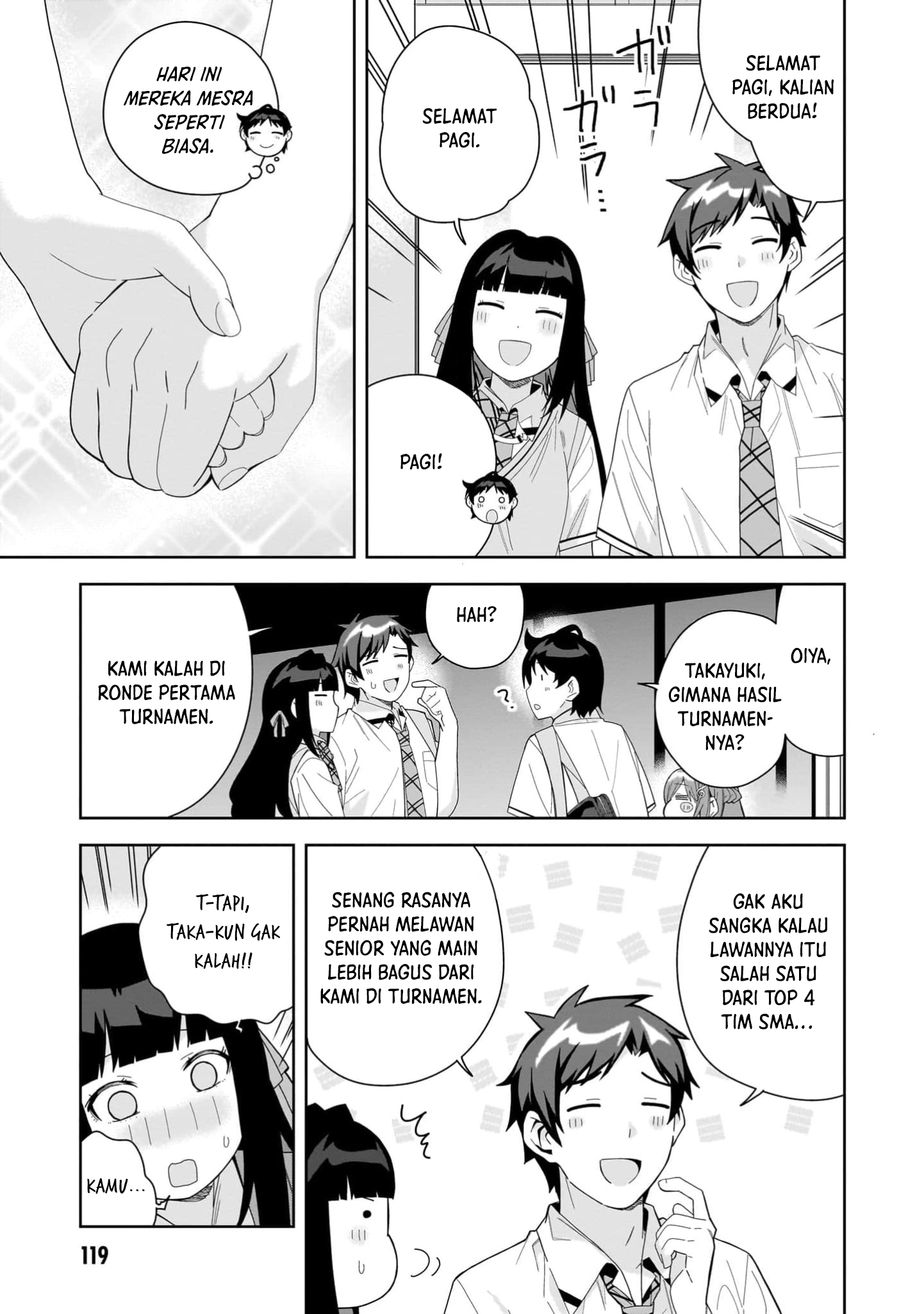 Classmate no Moto Idol ga, Tonikaku Kyodou Fushin nan desu. Chapter 15 - halaman 19