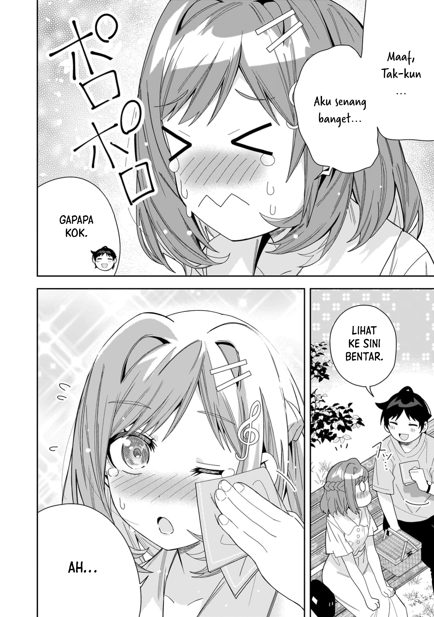 Classmate no Moto Idol ga, Tonikaku Kyodou Fushin nan desu. Chapter 15 - halaman 2