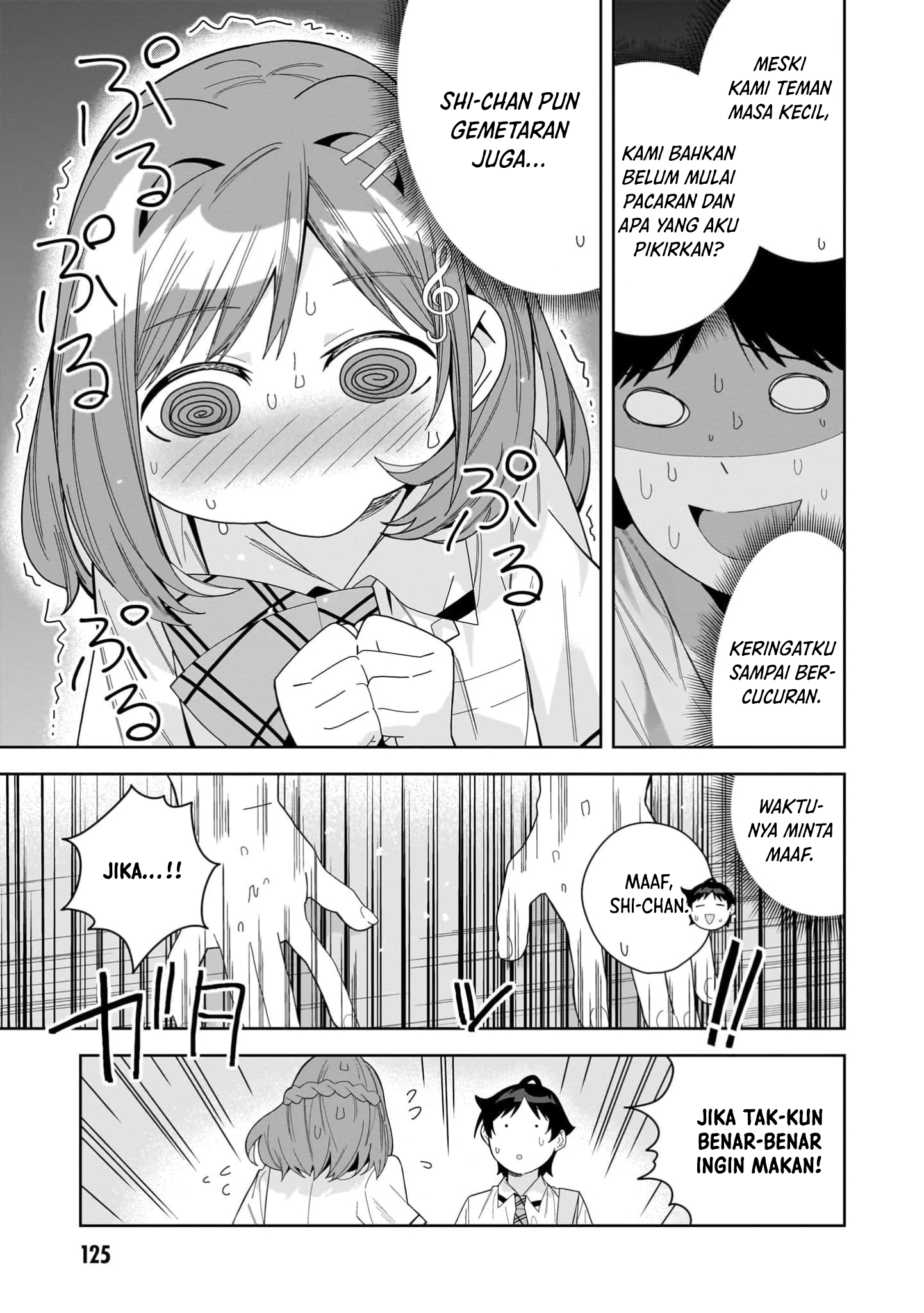 Classmate no Moto Idol ga, Tonikaku Kyodou Fushin nan desu. Chapter 15 - halaman 25