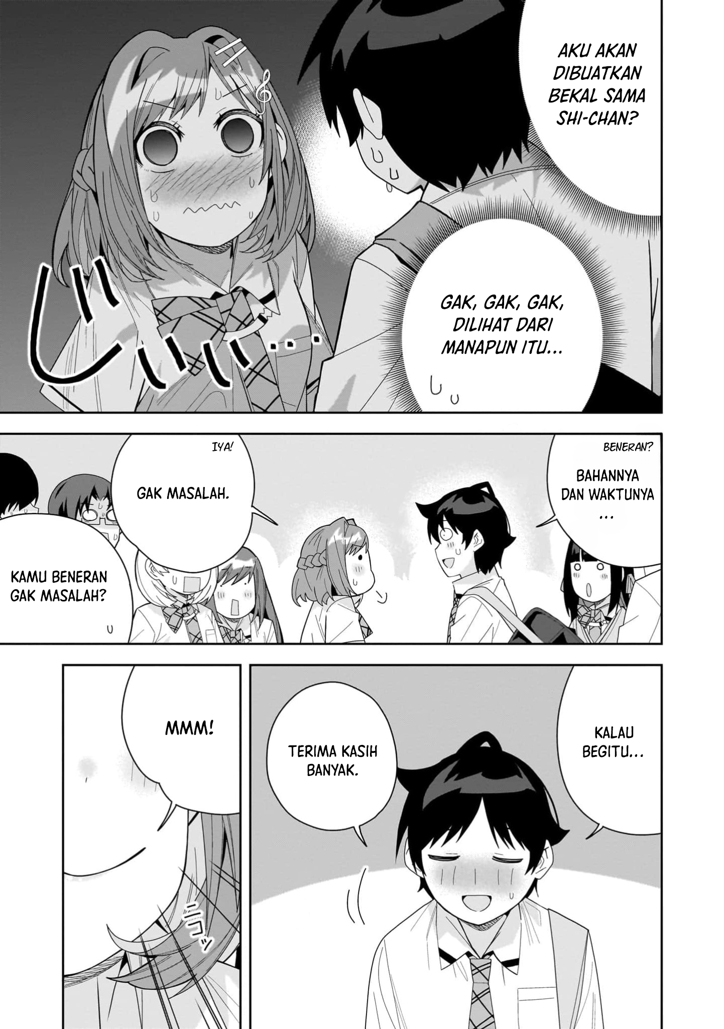 Classmate no Moto Idol ga, Tonikaku Kyodou Fushin nan desu. Chapter 15 - halaman 27