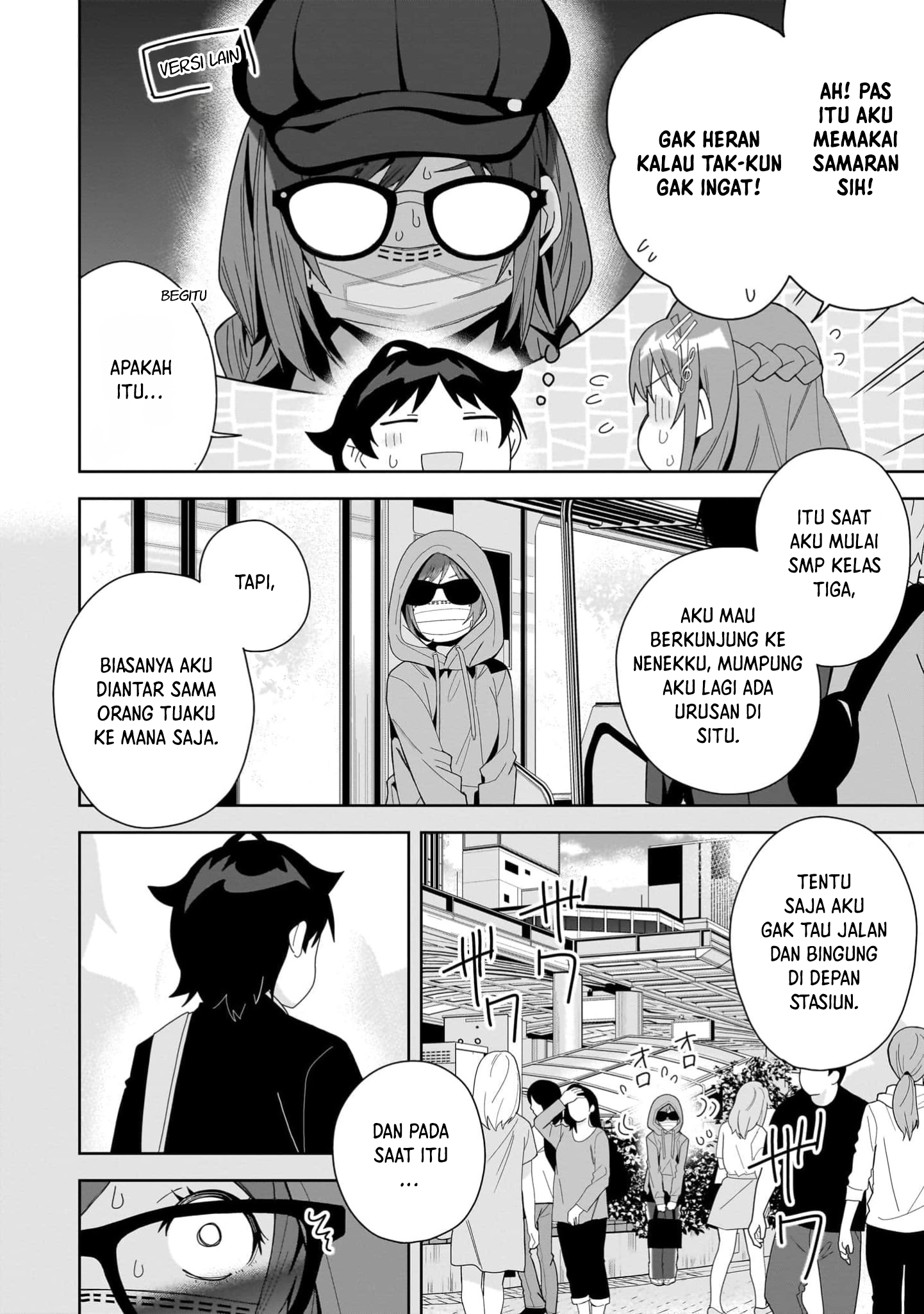 Classmate no Moto Idol ga, Tonikaku Kyodou Fushin nan desu. Chapter 15 - halaman 4