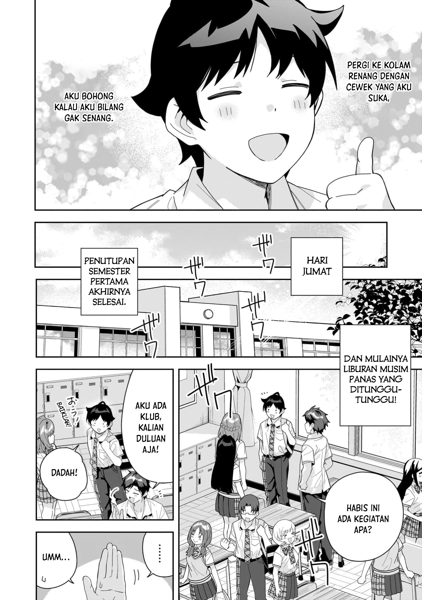 Classmate no Moto Idol ga, Tonikaku Kyodou Fushin nan desu. Chapter 16 - halaman 10
