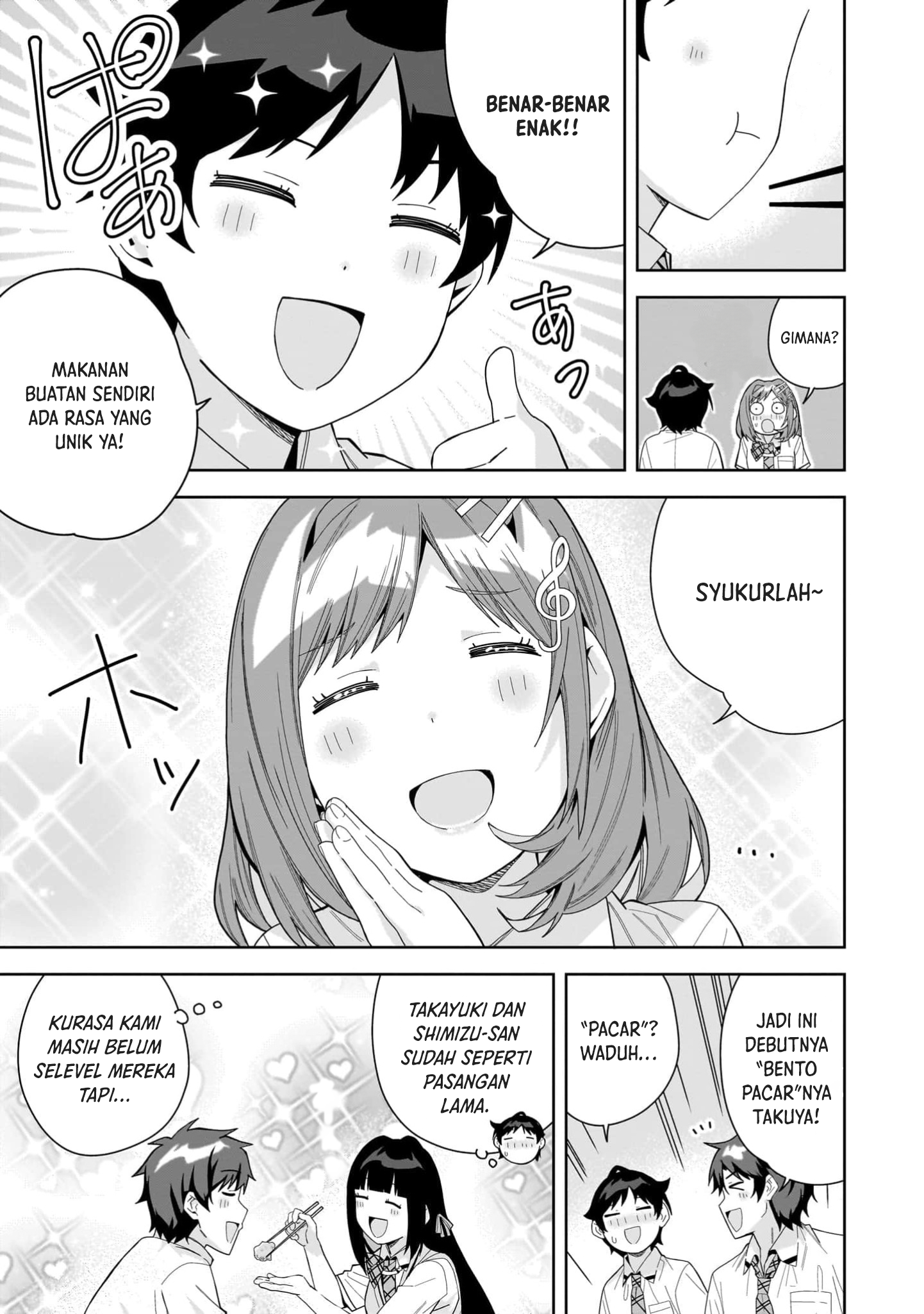 Classmate no Moto Idol ga, Tonikaku Kyodou Fushin nan desu. Chapter 16 - halaman 3