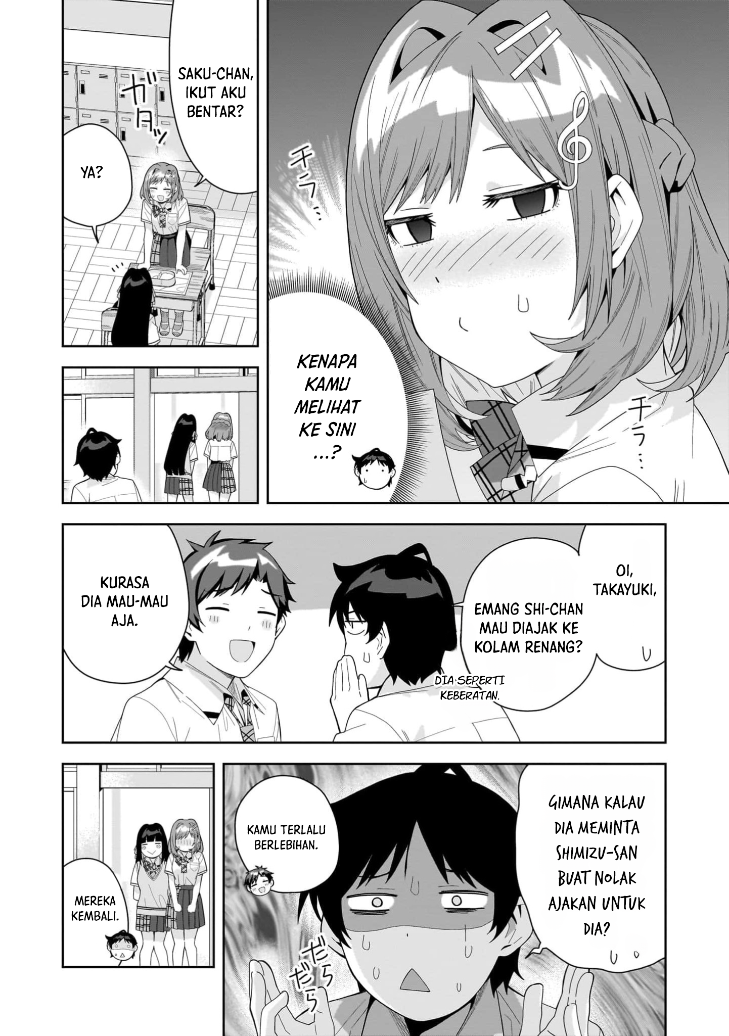 Classmate no Moto Idol ga, Tonikaku Kyodou Fushin nan desu. Chapter 16 - halaman 6
