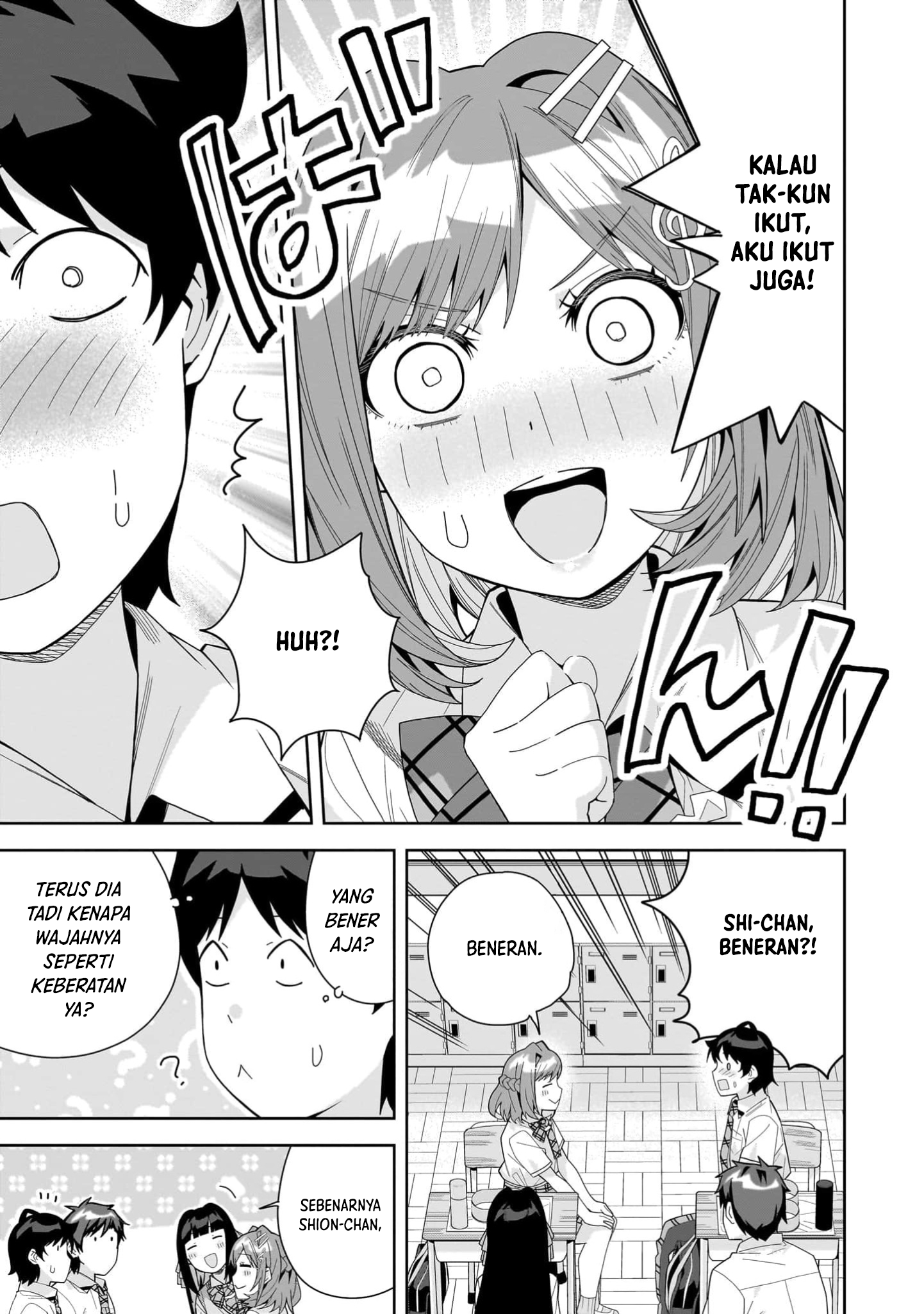 Classmate no Moto Idol ga, Tonikaku Kyodou Fushin nan desu. Chapter 16 - halaman 7