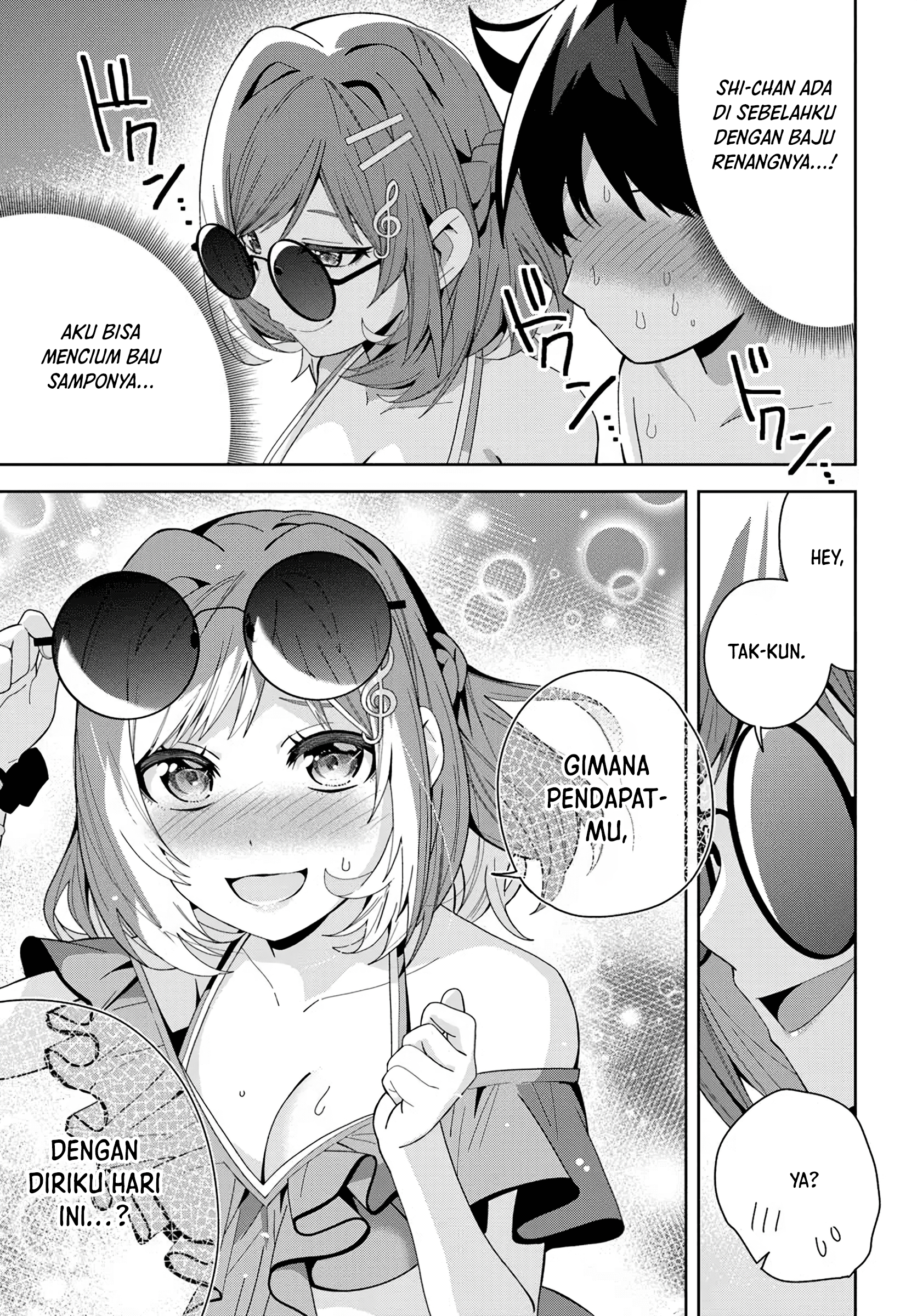 Classmate no Moto Idol ga, Tonikaku Kyodou Fushin nan desu. Chapter 17 - halaman 10