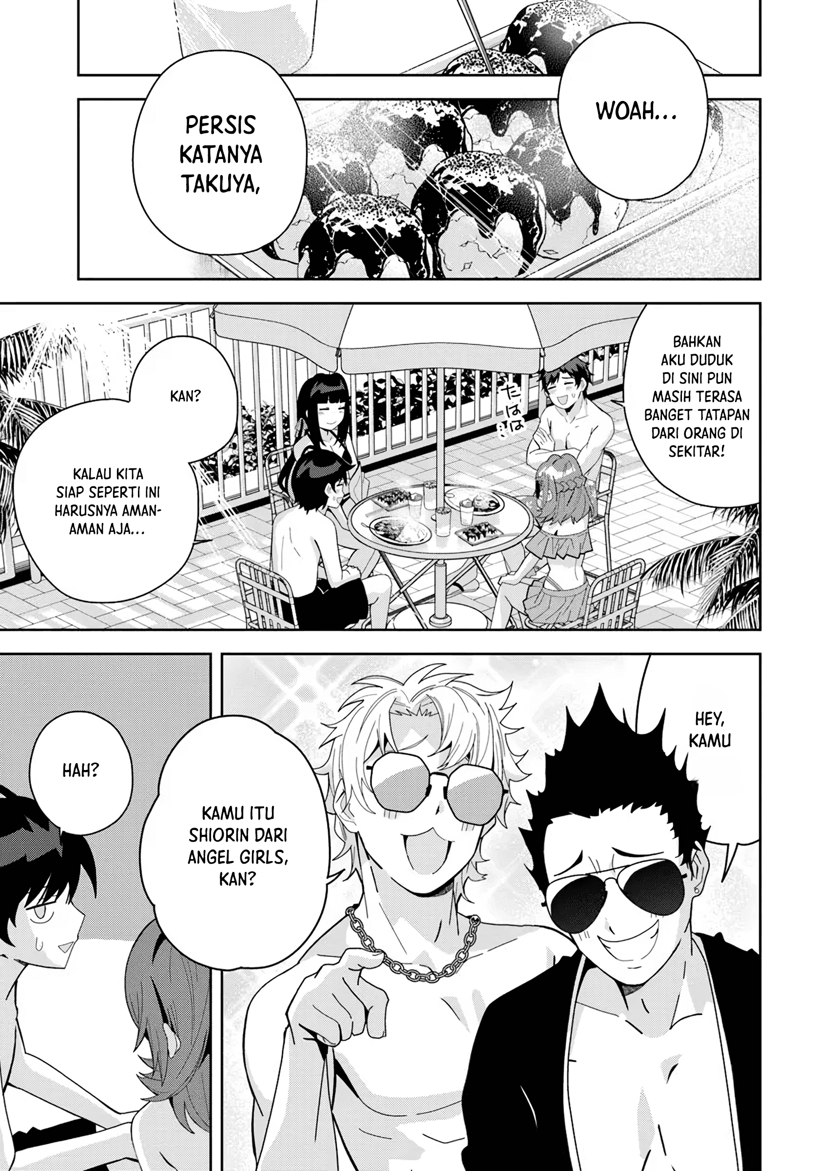 Classmate no Moto Idol ga, Tonikaku Kyodou Fushin nan desu. Chapter 17 - halaman 16