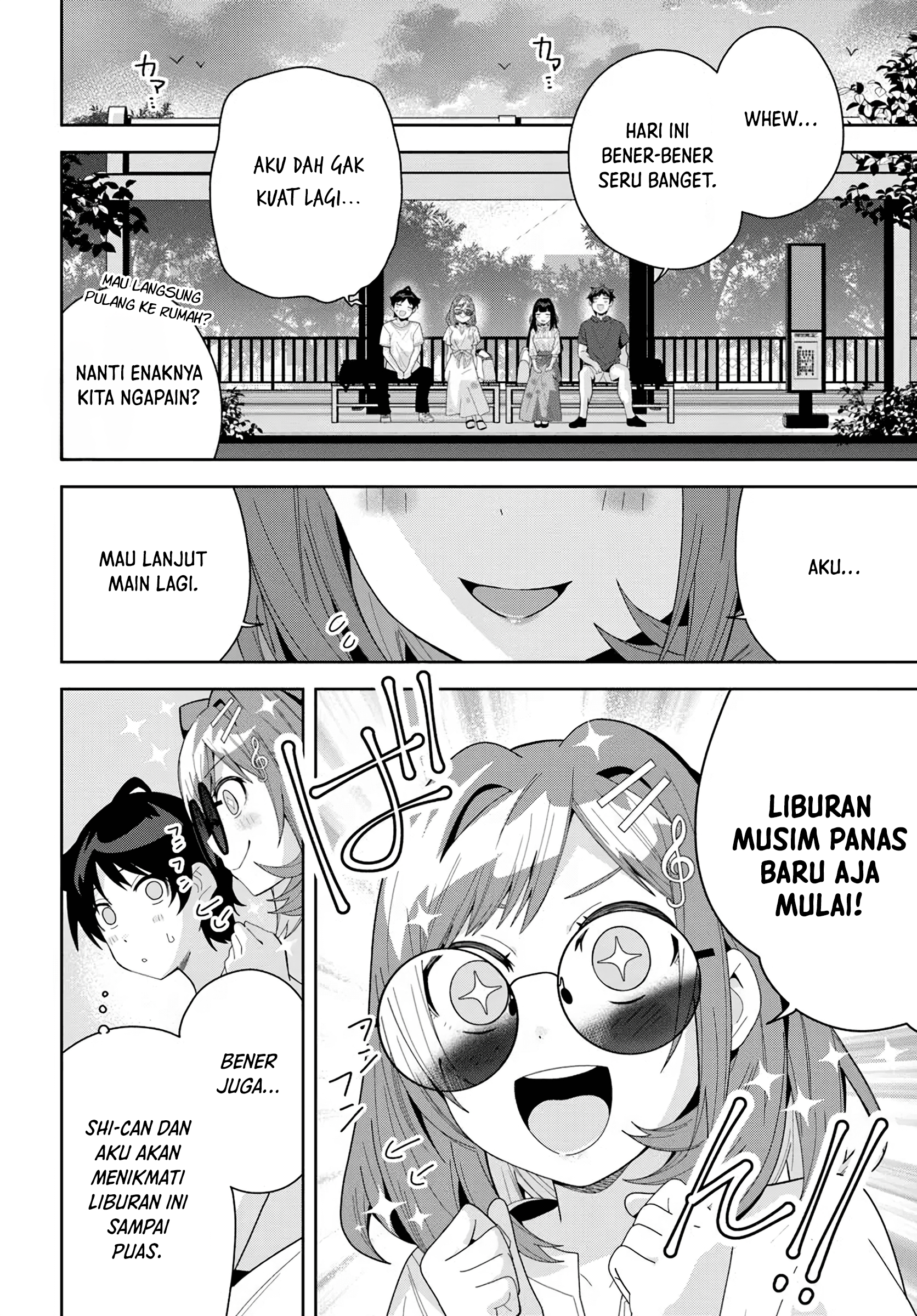Classmate no Moto Idol ga, Tonikaku Kyodou Fushin nan desu. Chapter 17 - halaman 23